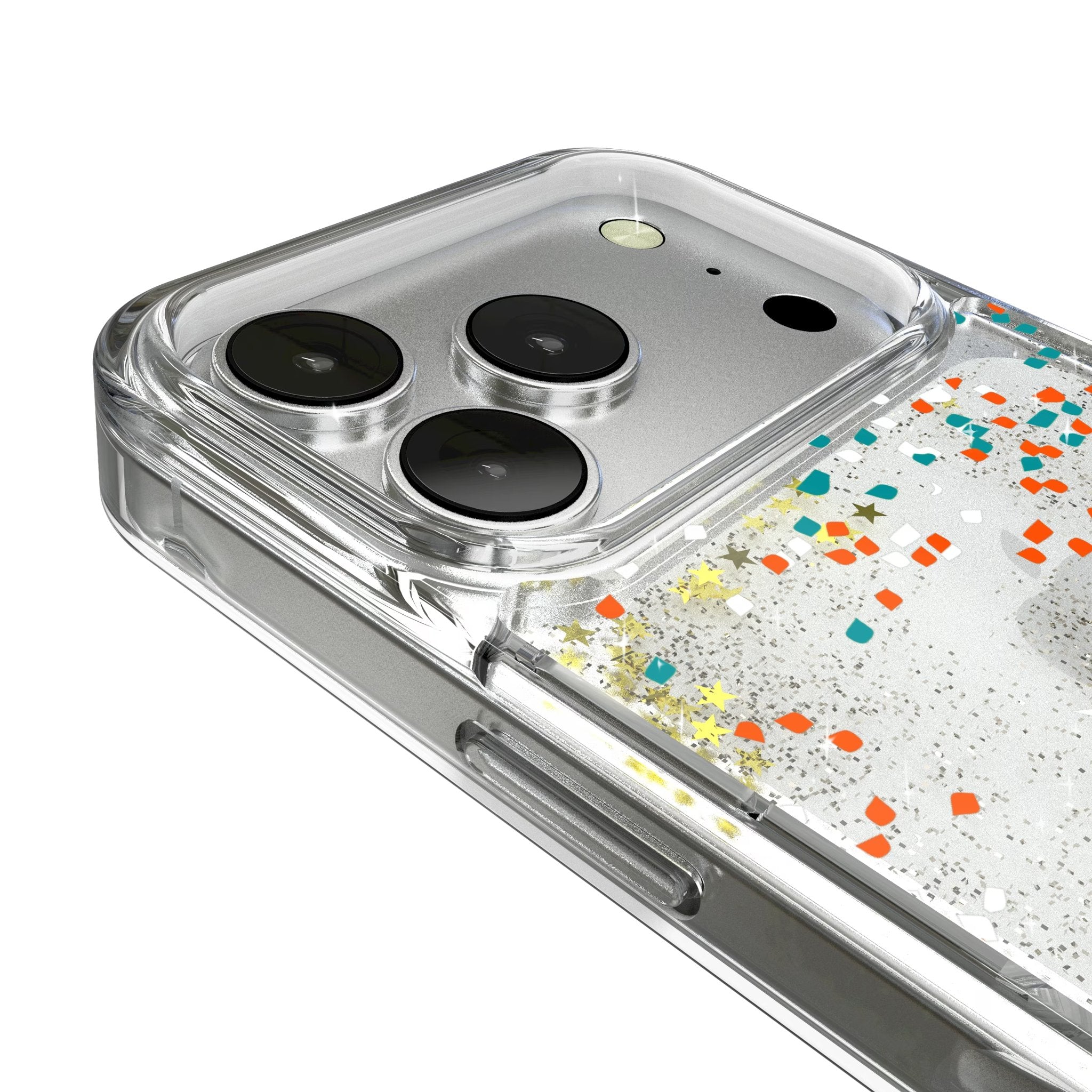 Miami Dolphins Confetti Glitter Phone Case for Apple iPhone 17 Series 3