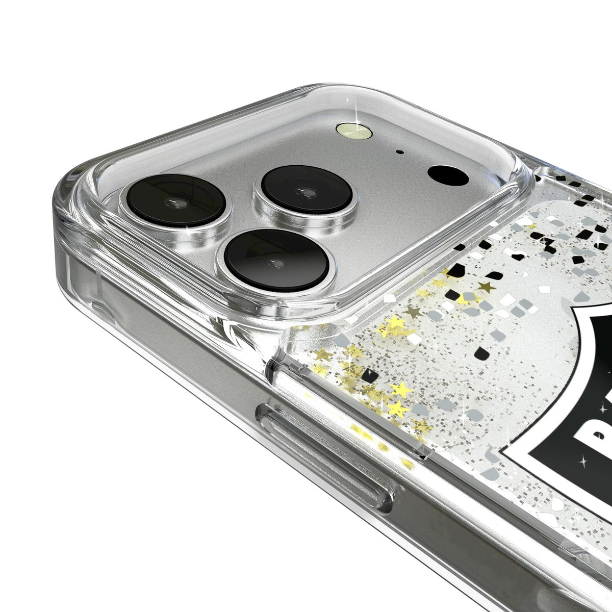 Las Vegas Raiders Confetti Glitter Phone Case for Apple iPhone 17 Series 3
