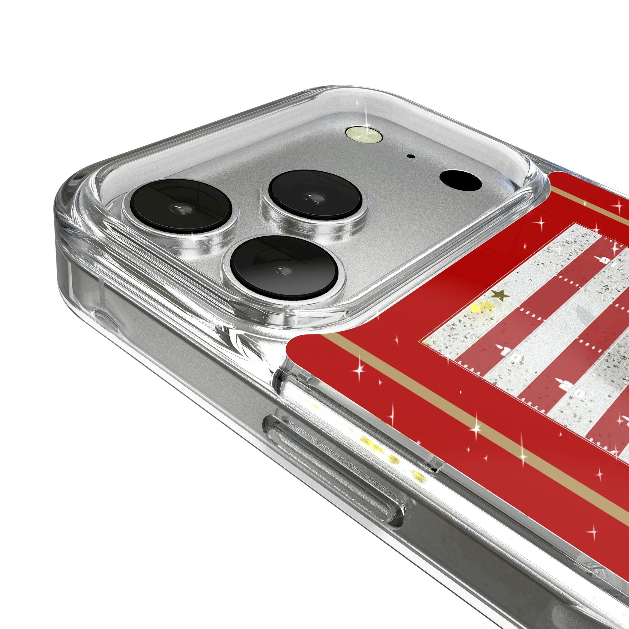 San Francisco 49ers Field Glitter Phone Case for Apple iPhone 17 Series 3