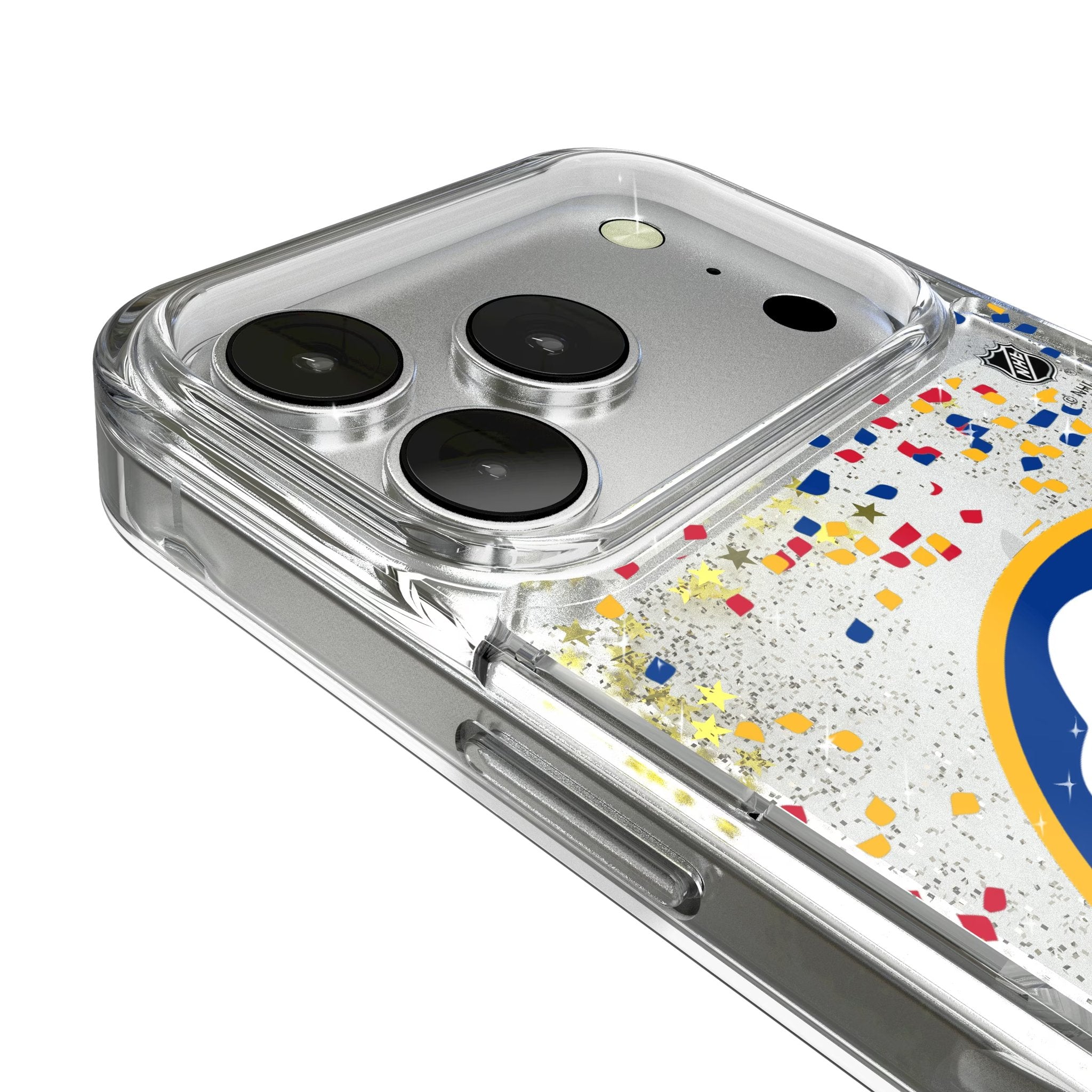 Buffalo Sabres Confetti Glitter Phone Case for Apple iPhone 17 Series 3