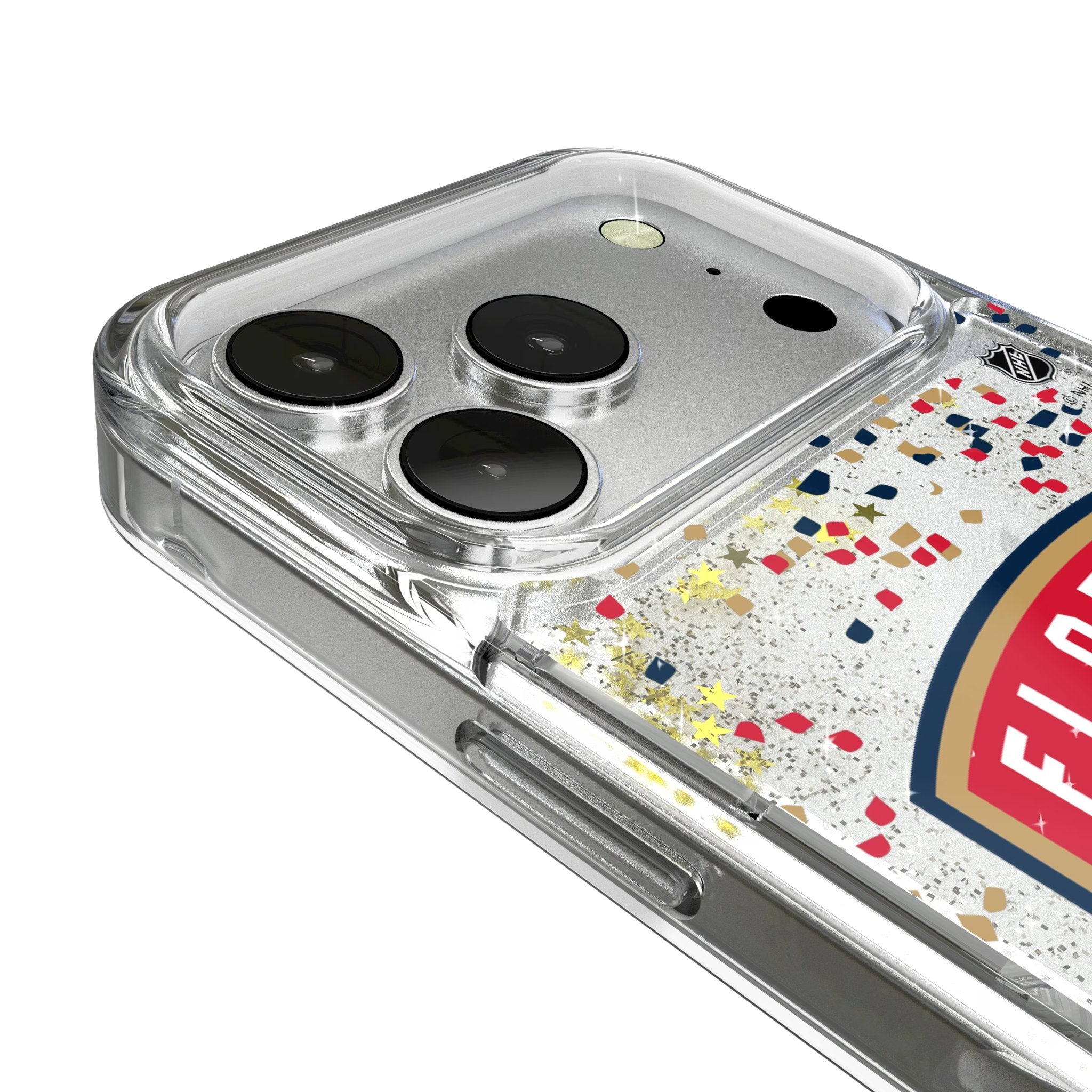 Florida Panthers Confetti Glitter Phone Case for Apple iPhone 17 Series 3
