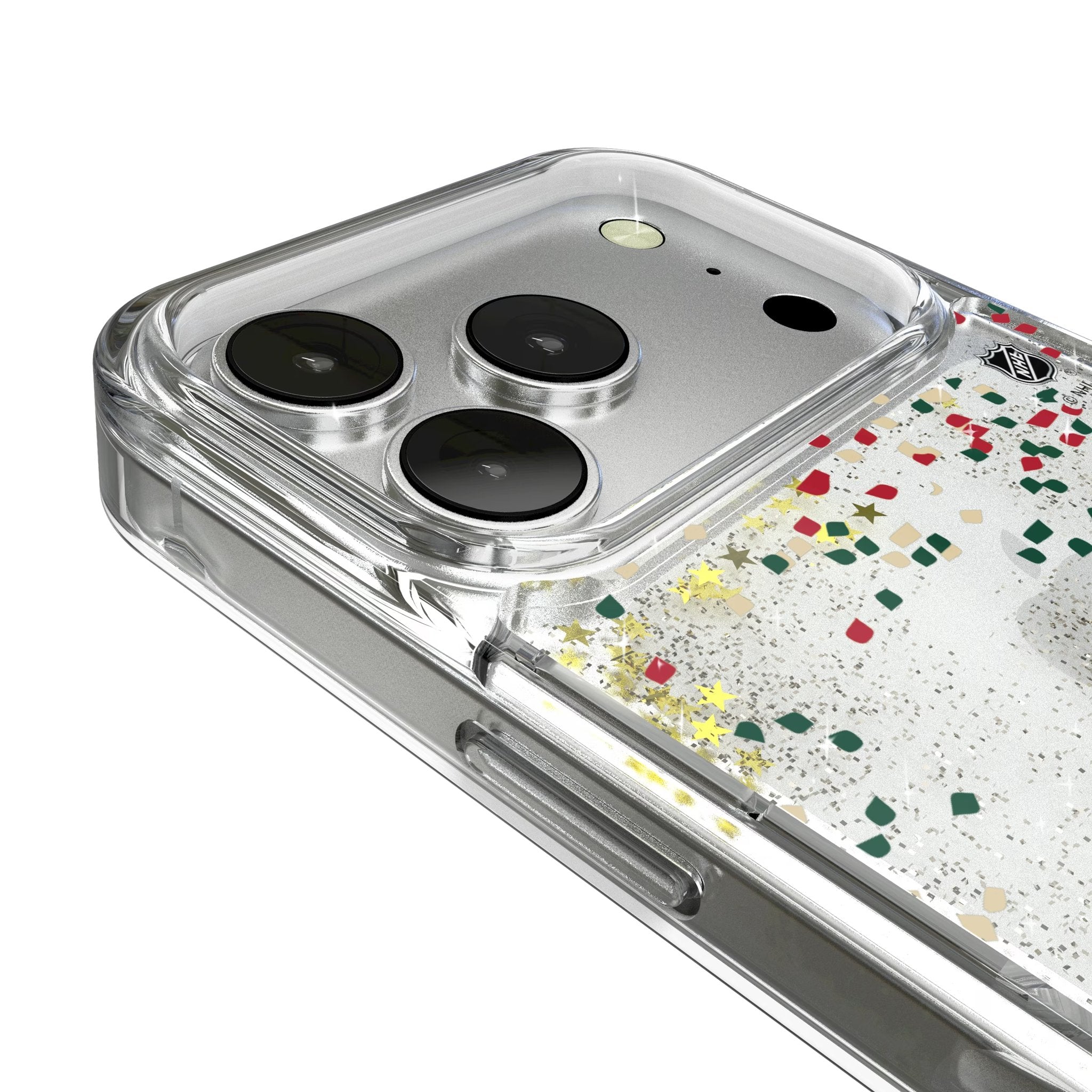 Minnesota Wild Confetti Glitter Phone Case for Apple iPhone 17 Series 3