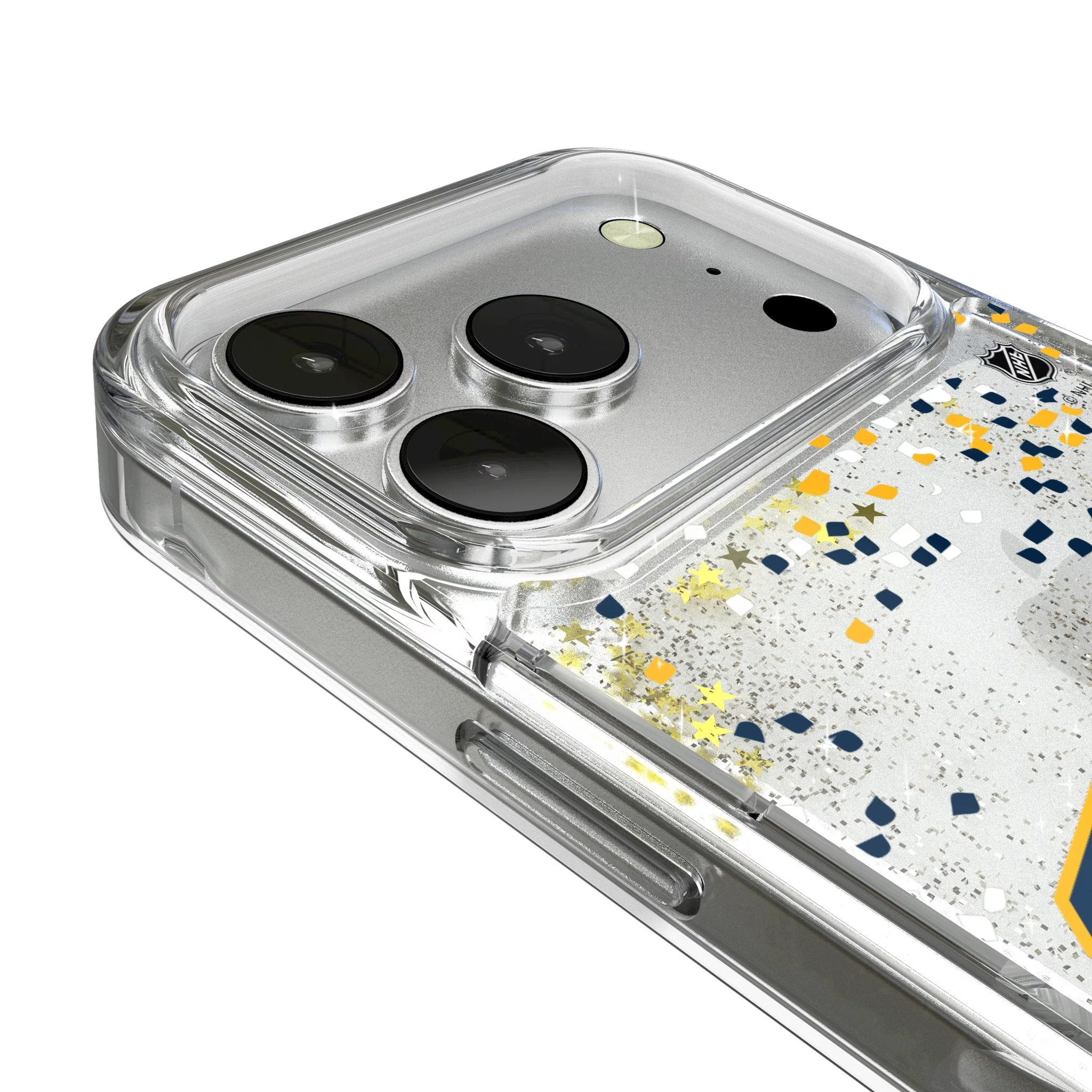 Nashville Predators Confetti Glitter Phone Case for Apple iPhone 17 Series 3