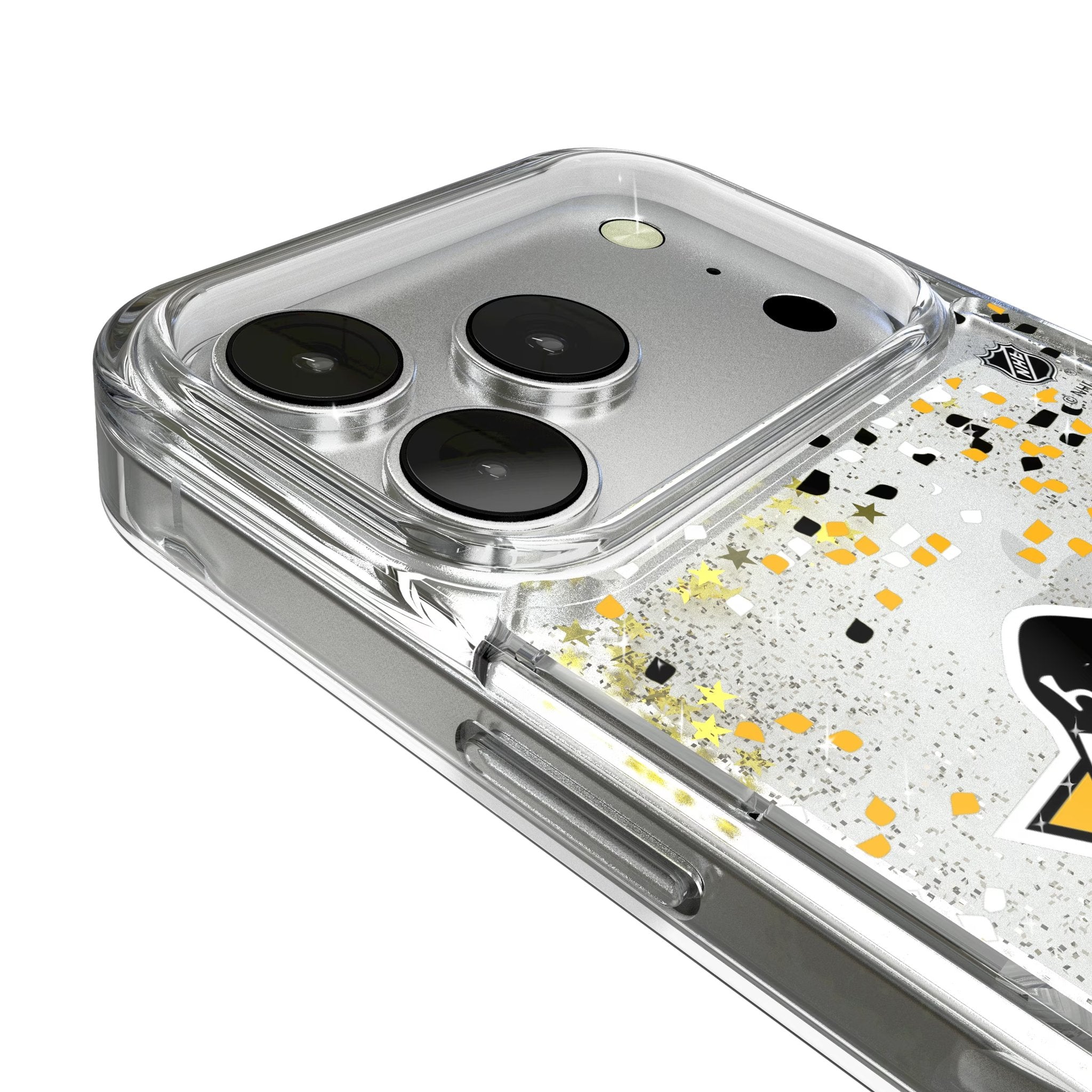 Pittsburgh Penguins Confetti Glitter Phone Case for Apple iPhone 17 Series 3