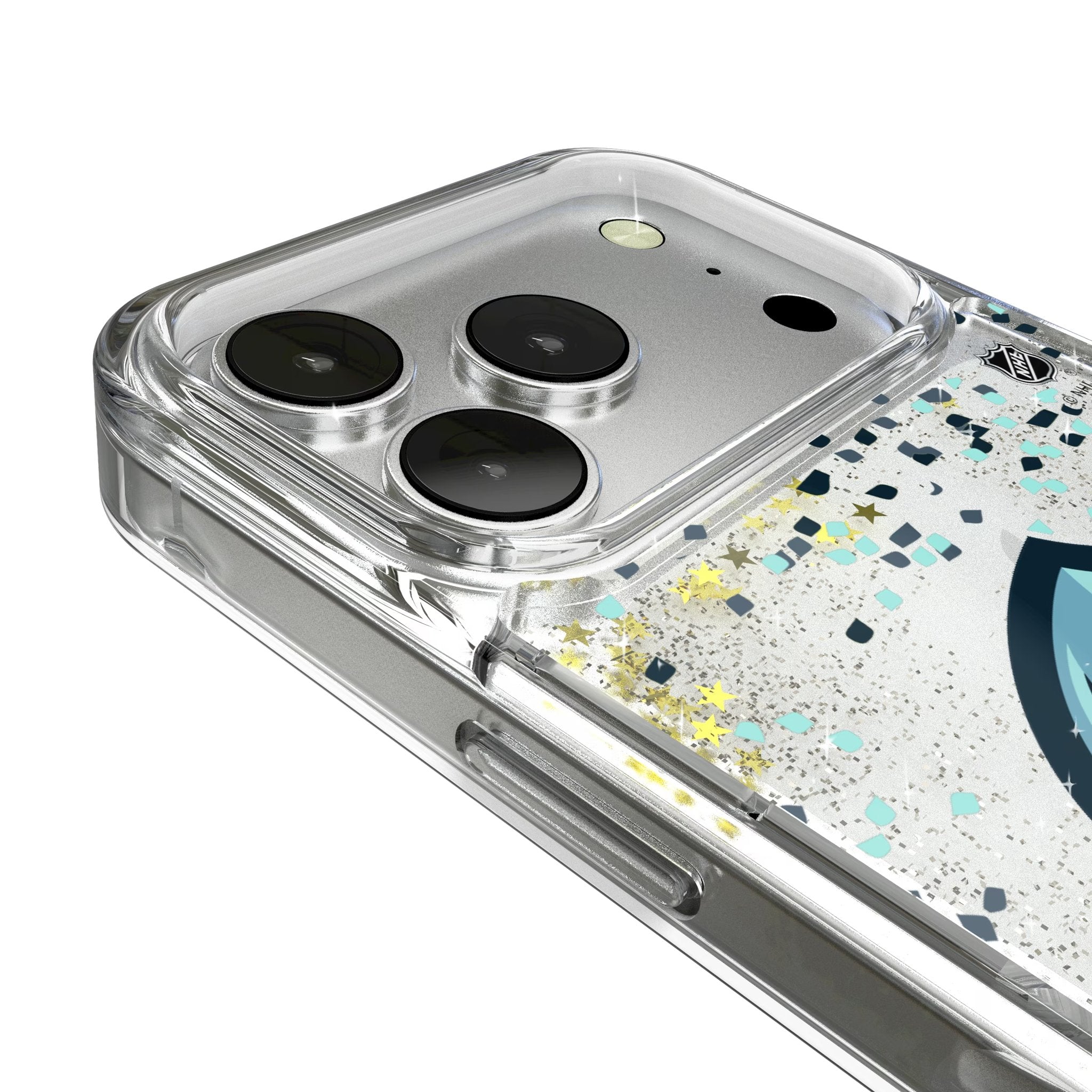 Seattle Kraken Confetti Glitter Phone Case for Apple iPhone 17 Series 3