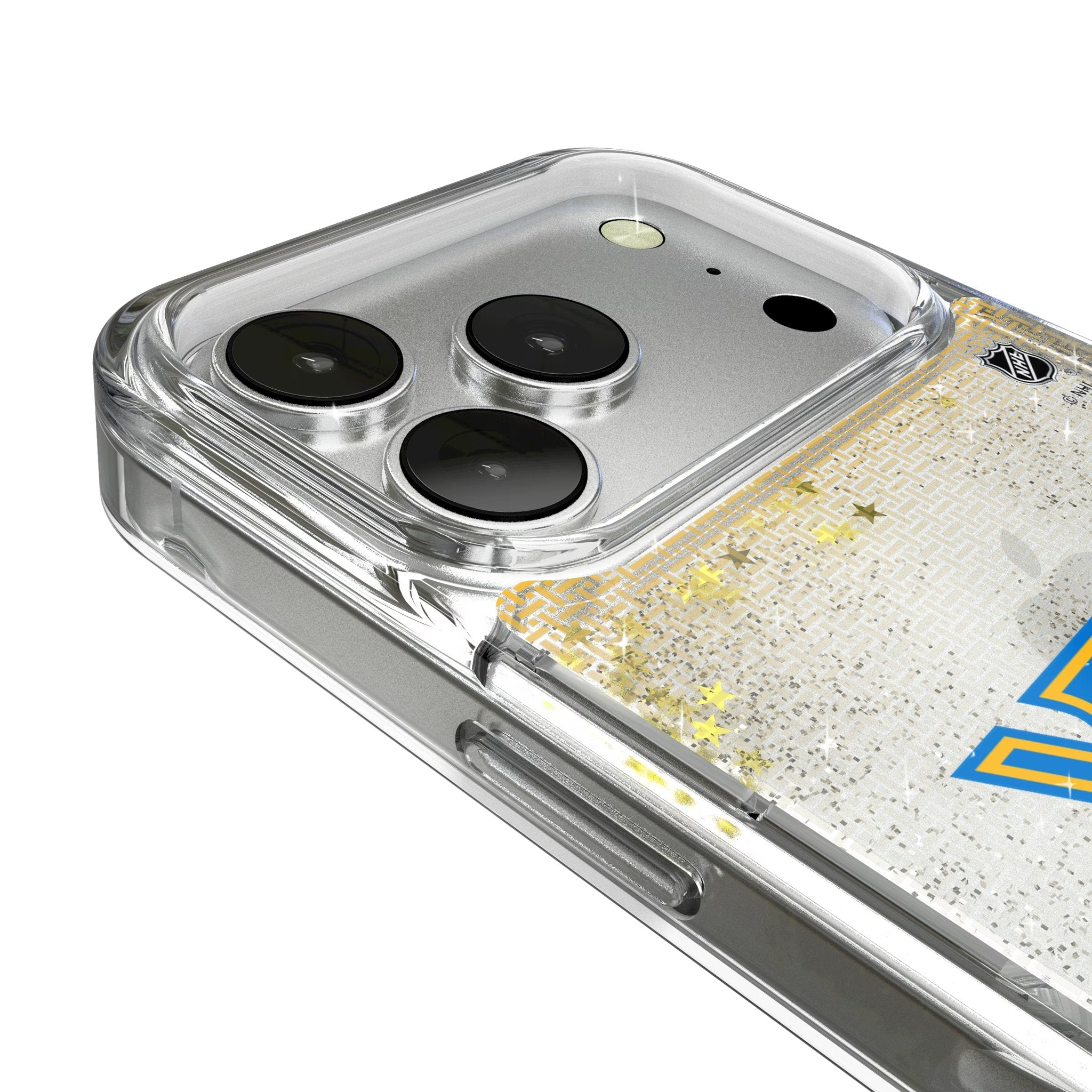 St. Louis Blues Linen Glitter Phone Case for Apple iPhone 17 Series 3