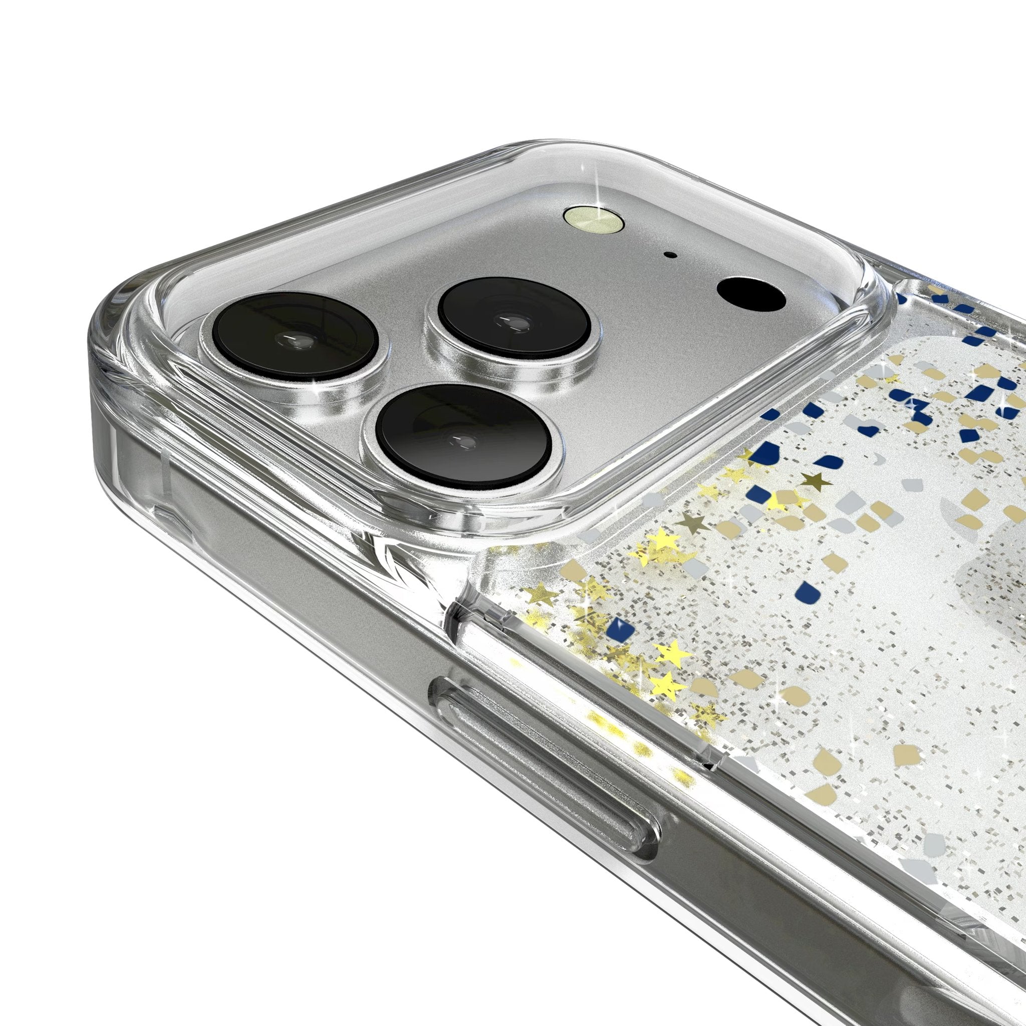 United State Naval Academy Midshipmen Confetti Glitter Phone Case for Apple iPhone 17 Series 3