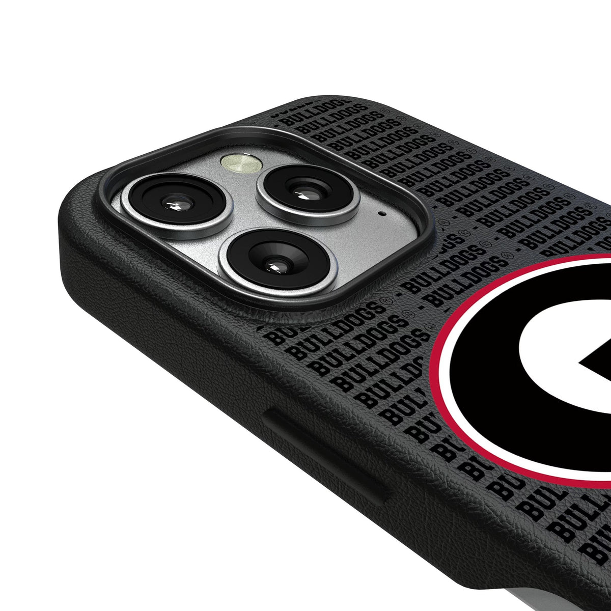 University of Georgia Bulldogs Text Backdrop MagSafe Compatible Phone Case for Apple iPhone 3