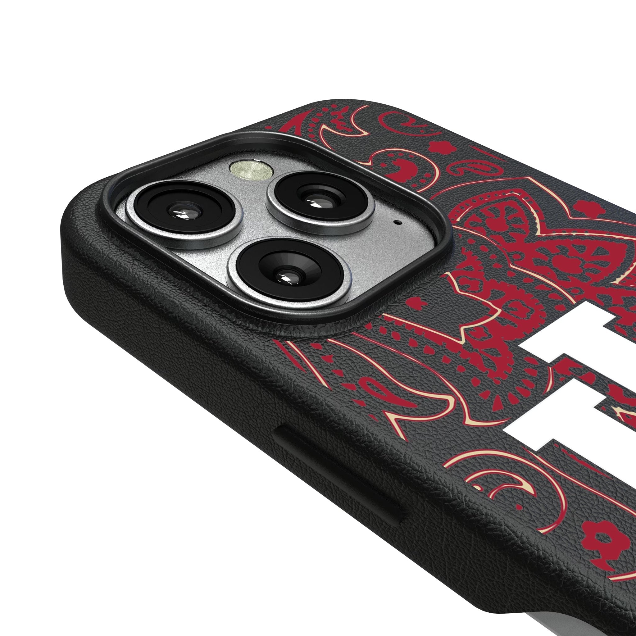 Indiana University Hoosiers Paisley MagSafe Compatible Phone Case for Apple iPhone 3