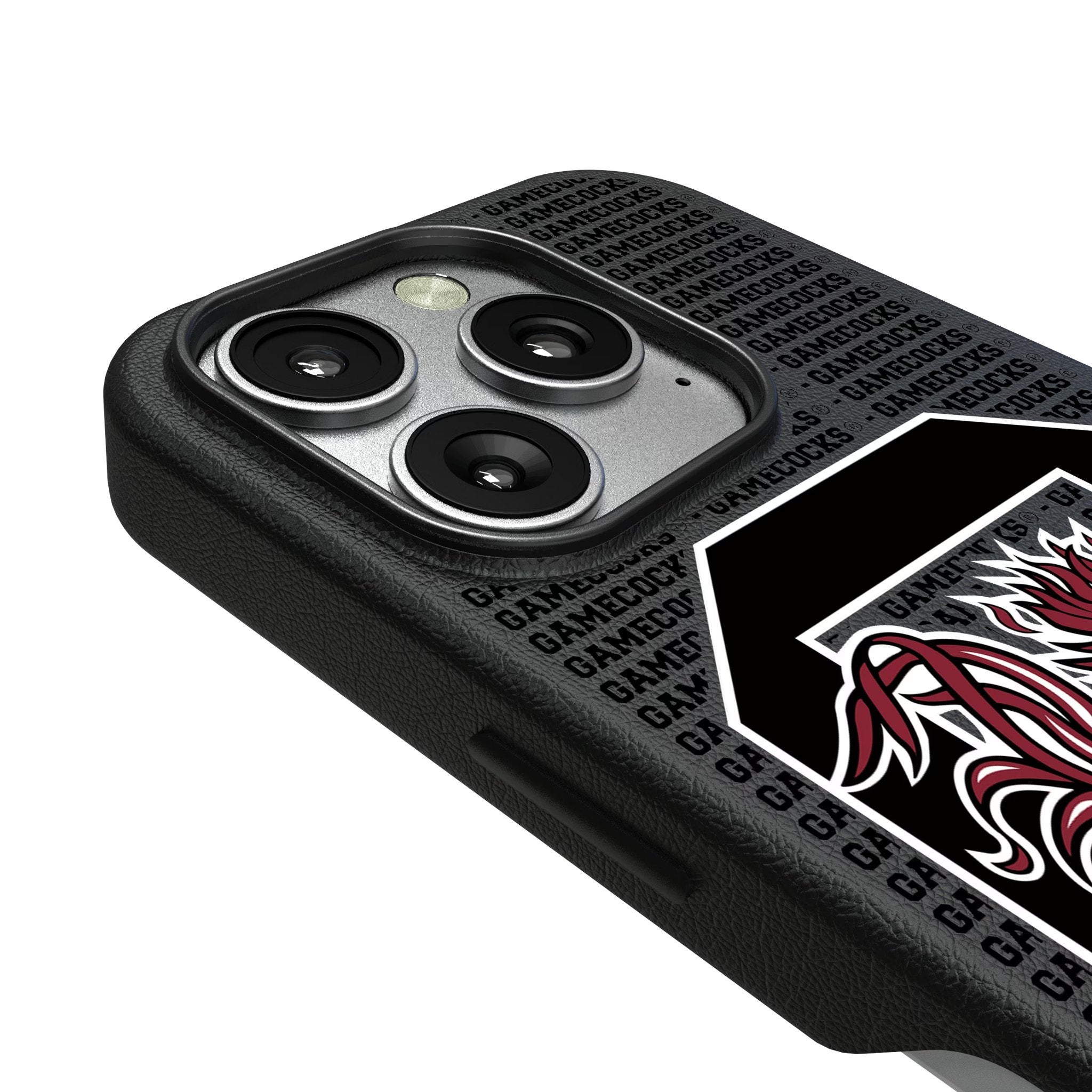 University of South Carolina Gamecocks Text Backdrop MagSafe Compatible Phone Case for Apple iPhone 3