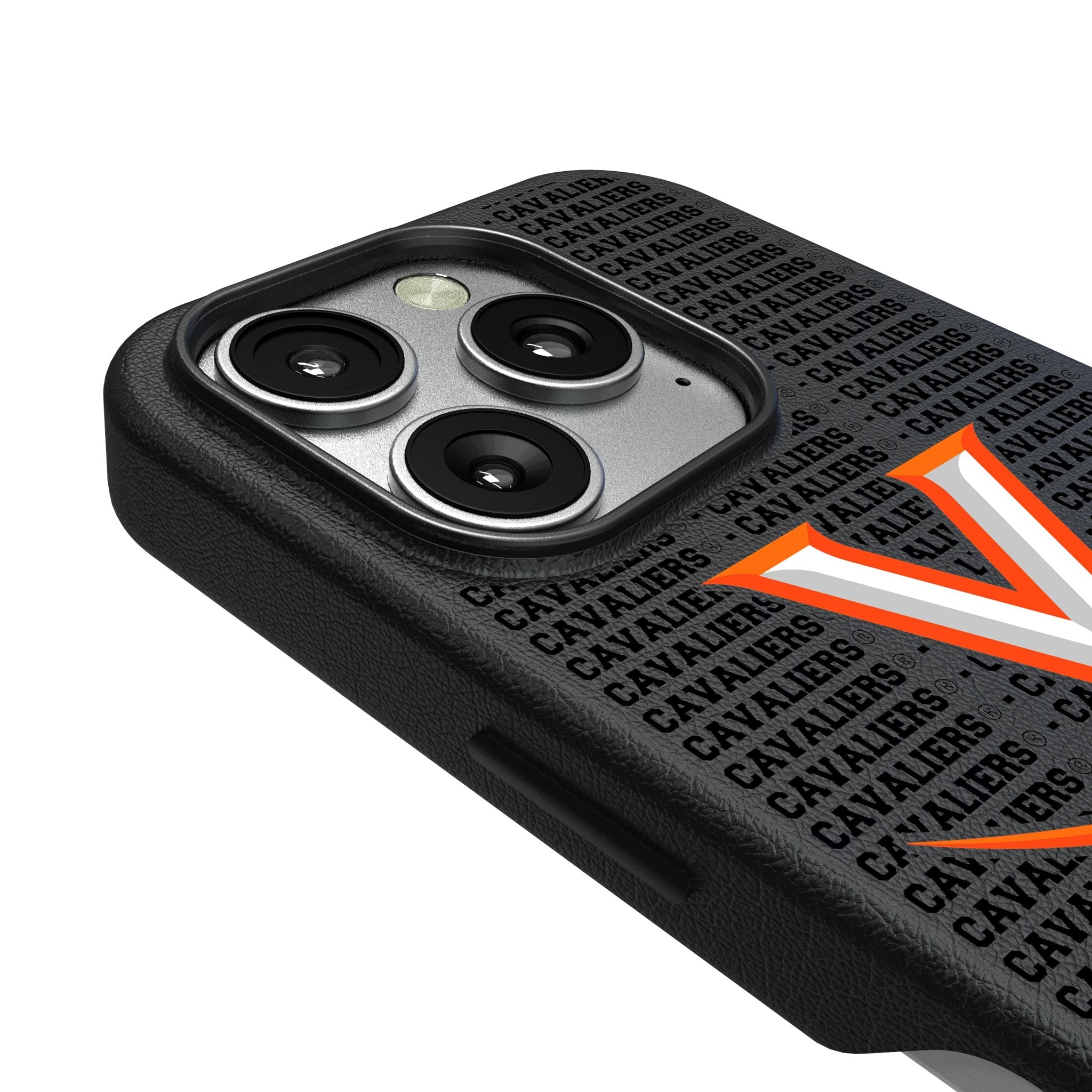 University of Virginia Cavaliers Text Backdrop MagSafe Compatible Phone Case for Apple iPhone 3