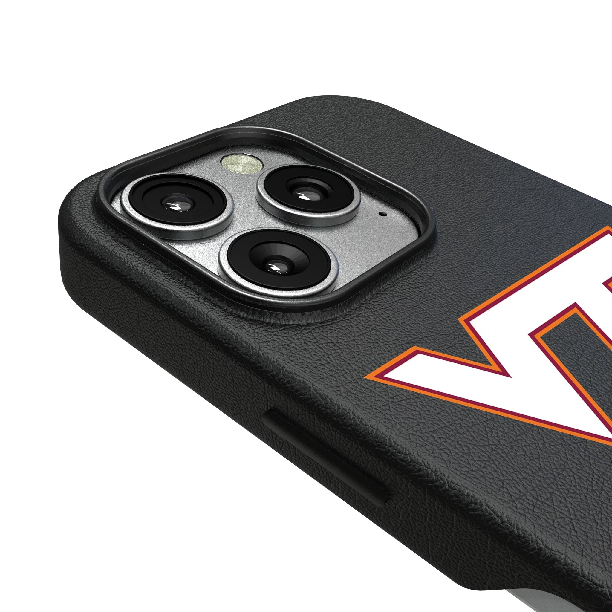 Virginia Tech Hokies Text Backdrop MagSafe Compatible Phone Case for Apple iPhone 3