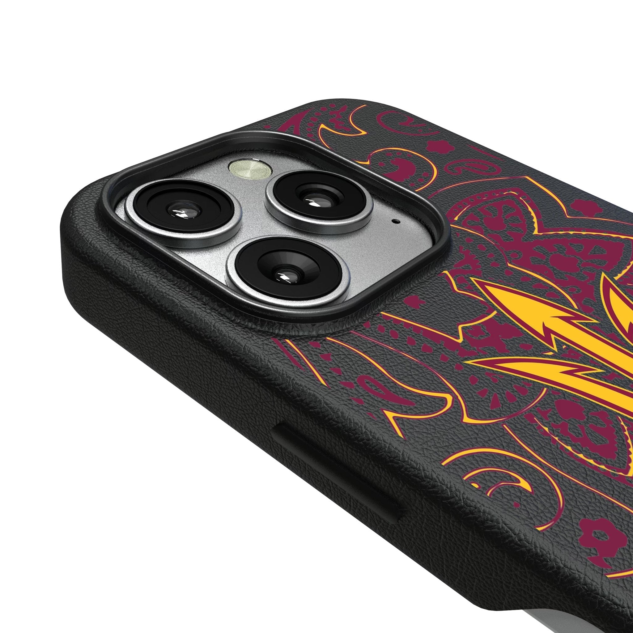Arizona State University Sun Devils Paisley MagSafe Compatible Phone Case for Apple iPhone 3
