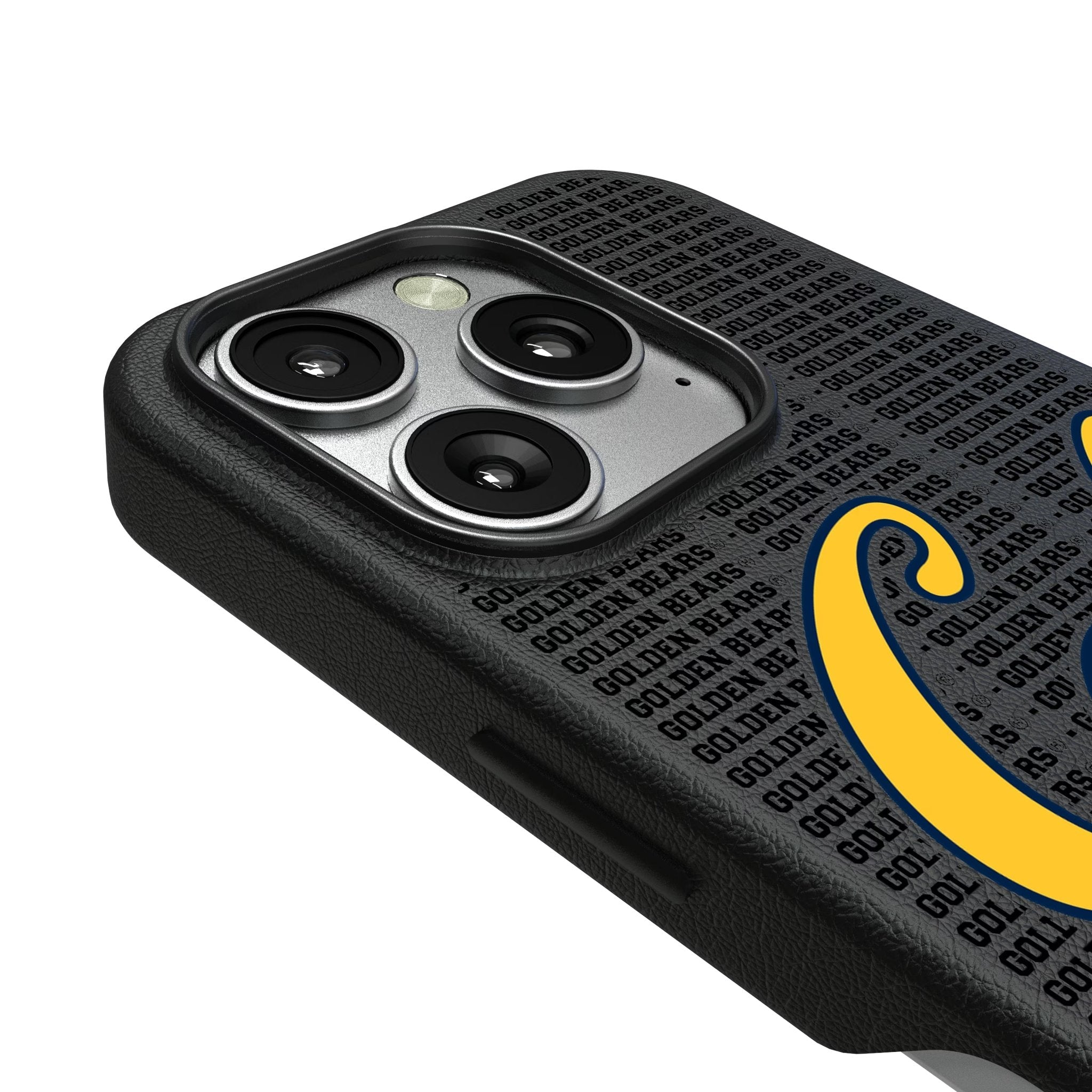 University of California Berkeley Golden Bears Text Backdrop MagSafe Compatible Phone Case for Apple iPhone 3
