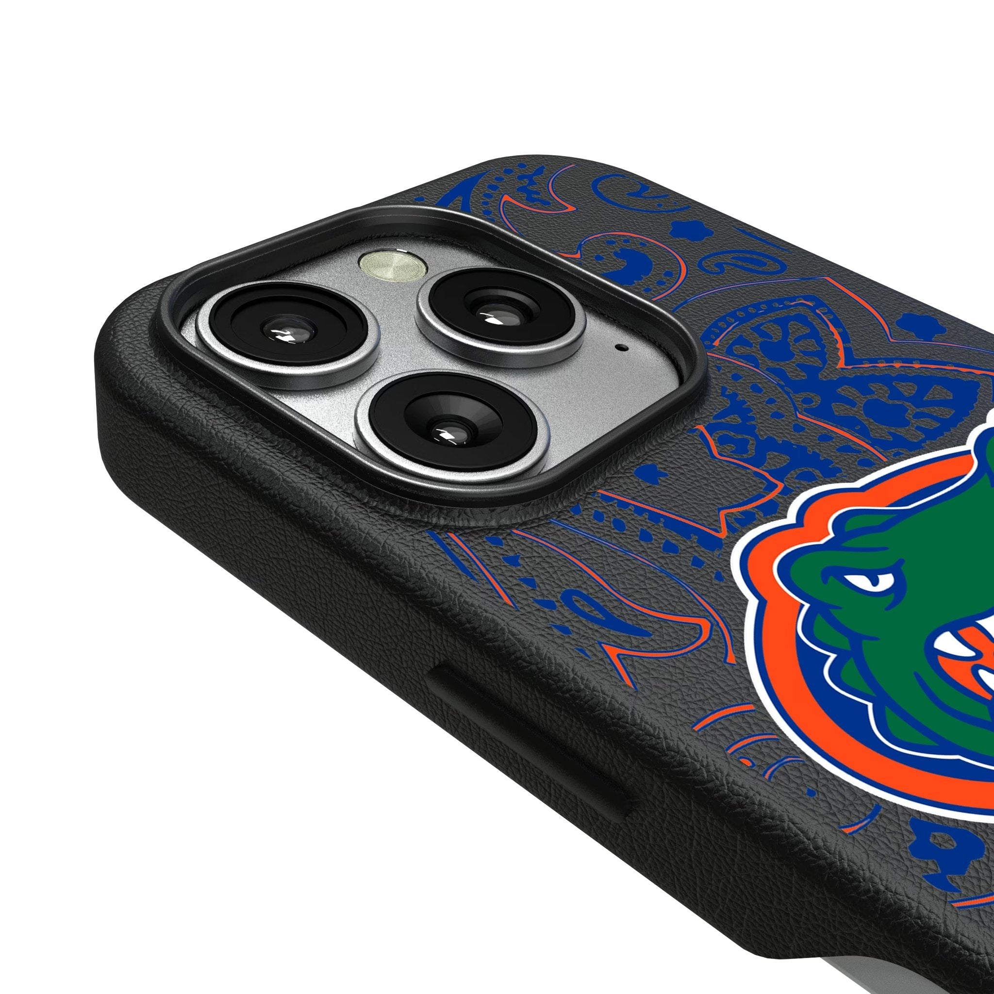 University of Florida Gators Paisley MagSafe Compatible Phone Case for Apple iPhone 3