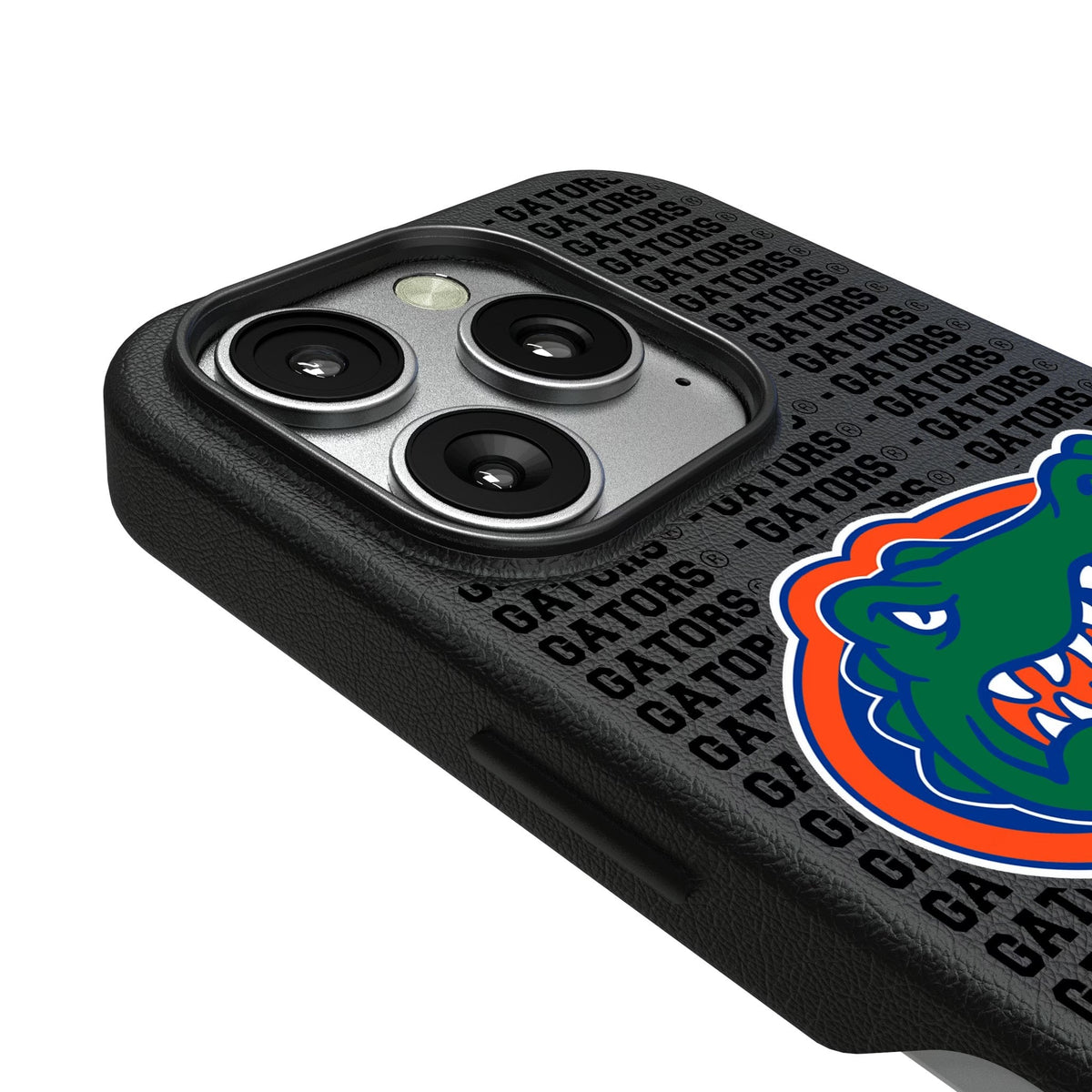 University of Florida Gators Text Backdrop MagSafe Compatible Phone Case for Apple iPhone 3