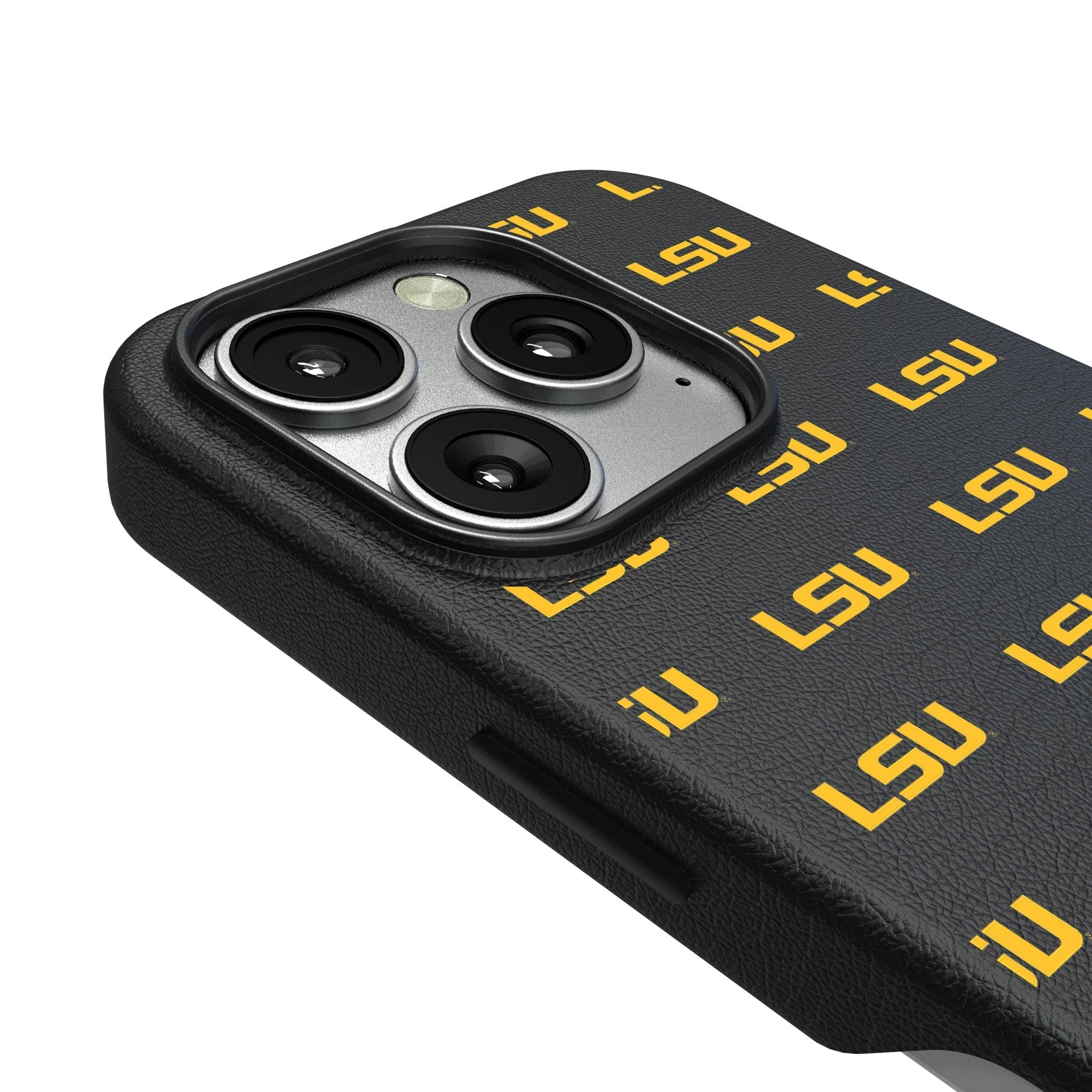Louisiana State University Tigers Fashion Pattern MagSafe Compatible Phone Case for Apple iPhone 3