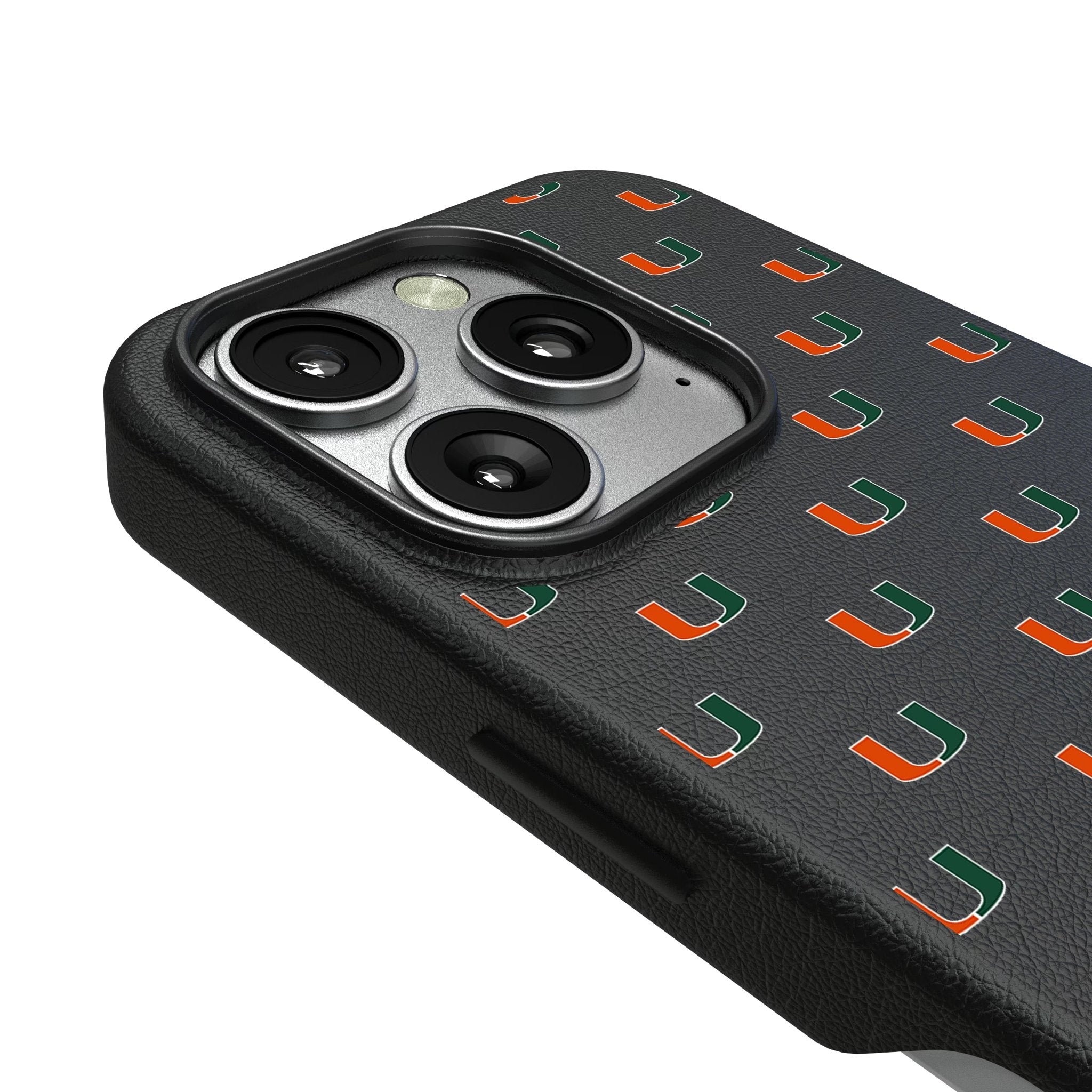 University of Miami Hurricanes Fashion Pattern MagSafe Compatible Phone Case for Apple iPhone 3