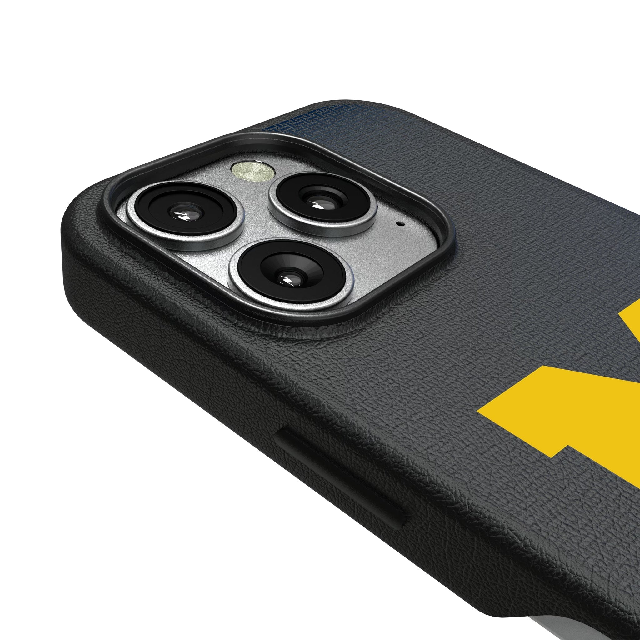University of Michigan Wolverines Linen MagSafe Compatible Phone Case for Apple iPhone 3