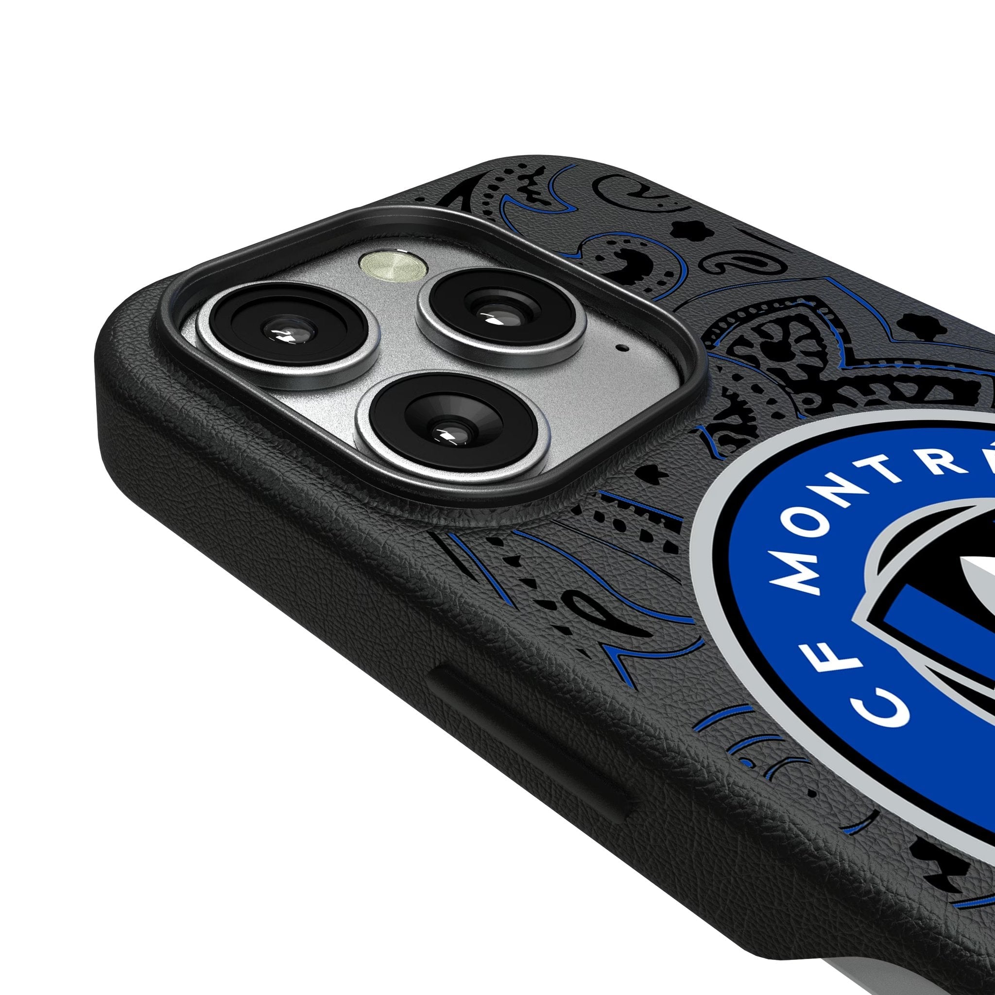 CF Montreal Paisley MagSafe Compatible Phone Case for Apple iPhone 3