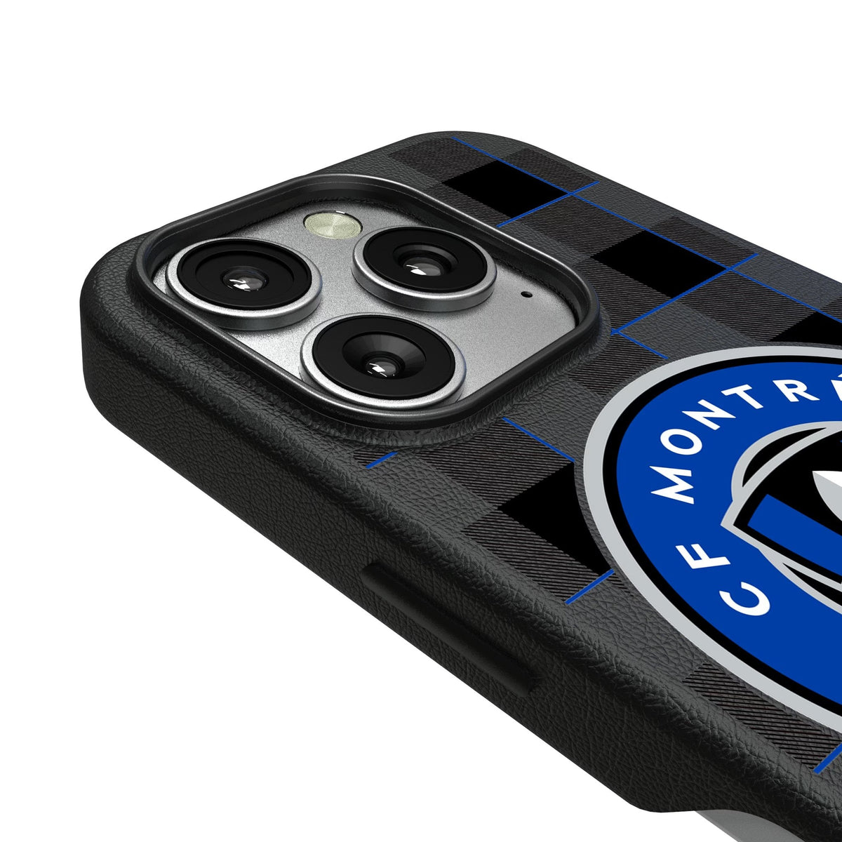 CF Montreal Plaid MagSafe Compatible Phone Case for Apple iPhone 3