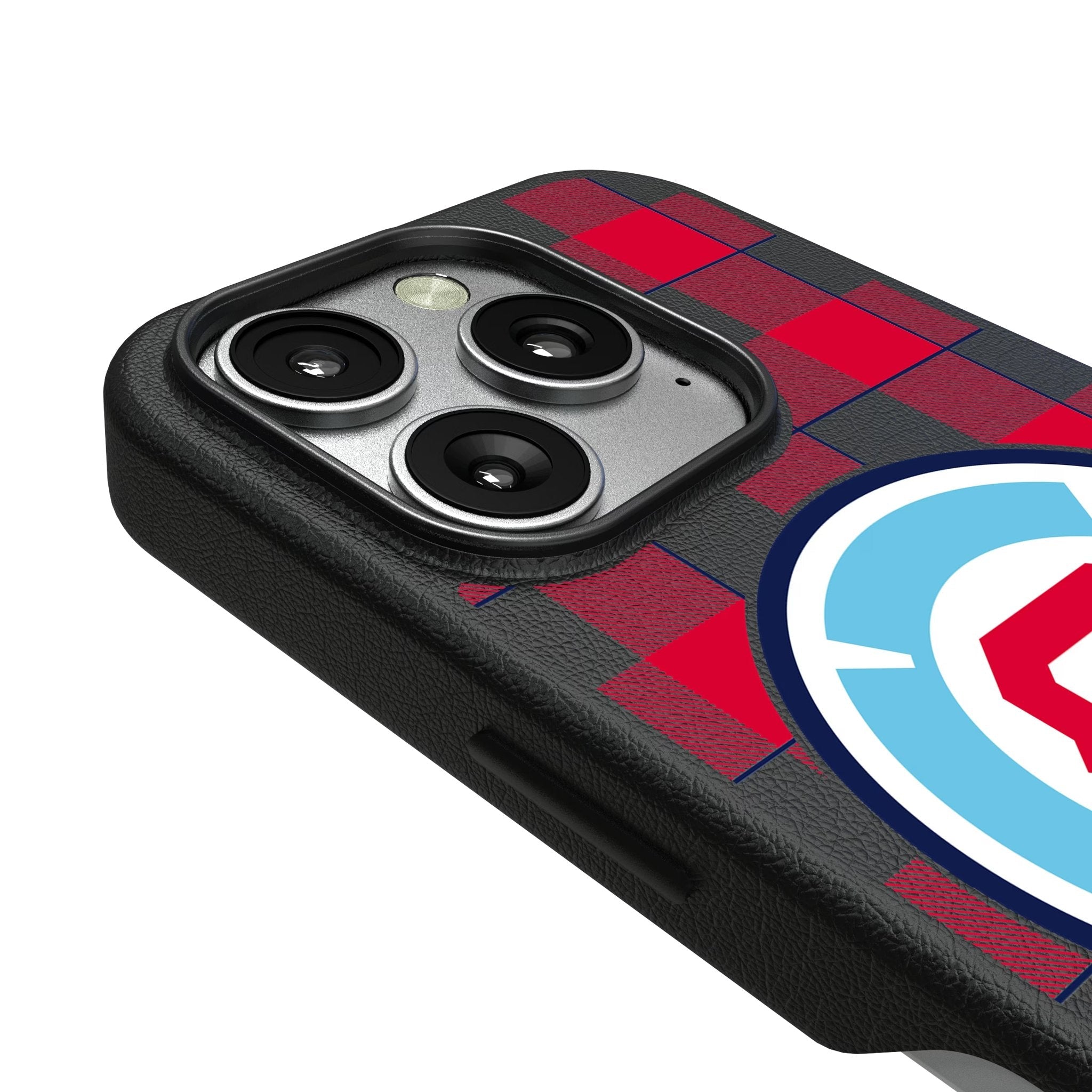 Chicago Fire Plaid MagSafe Compatible Phone Case for Apple iPhone 3