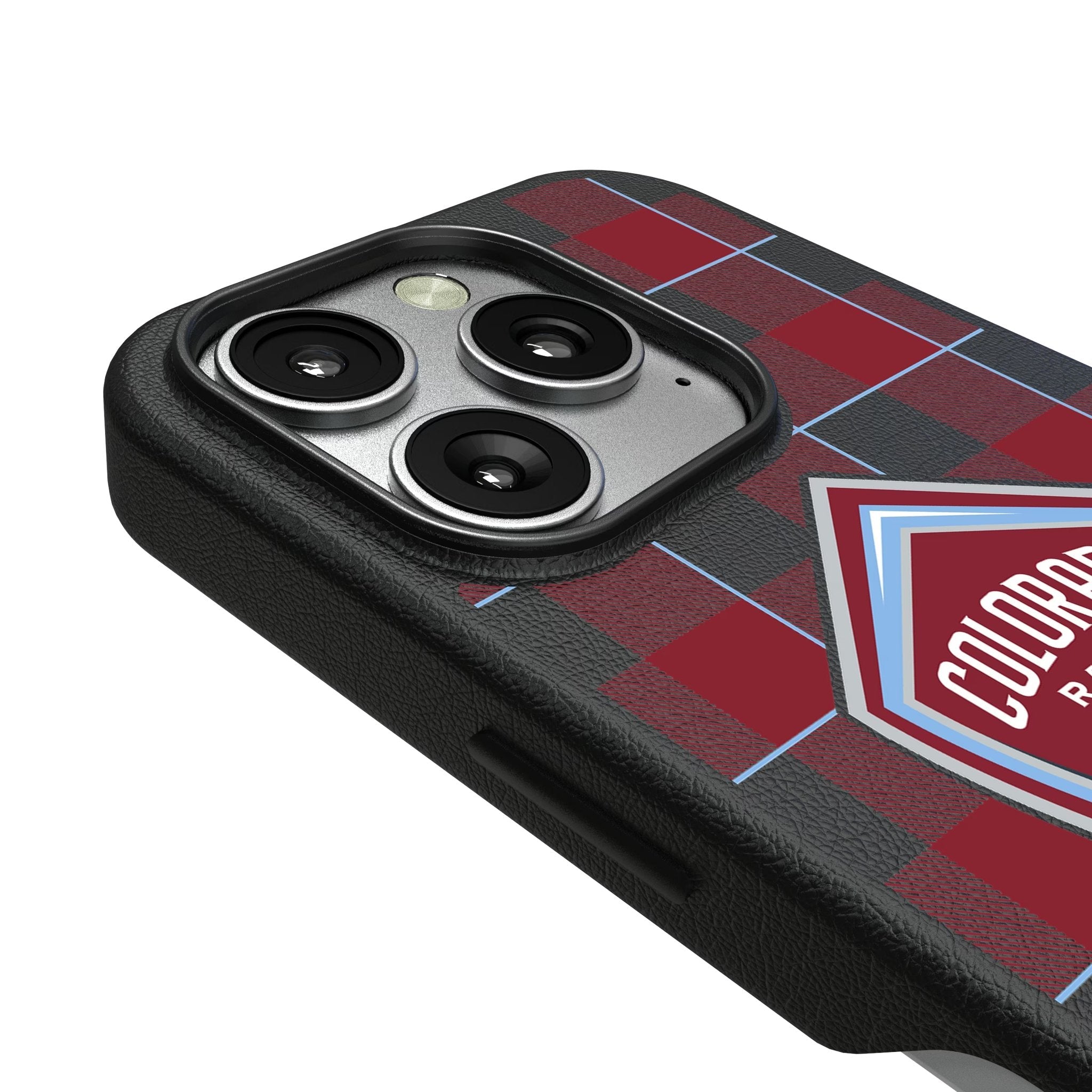 Colorado Rapids Plaid MagSafe Compatible Phone Case for Apple iPhone 3