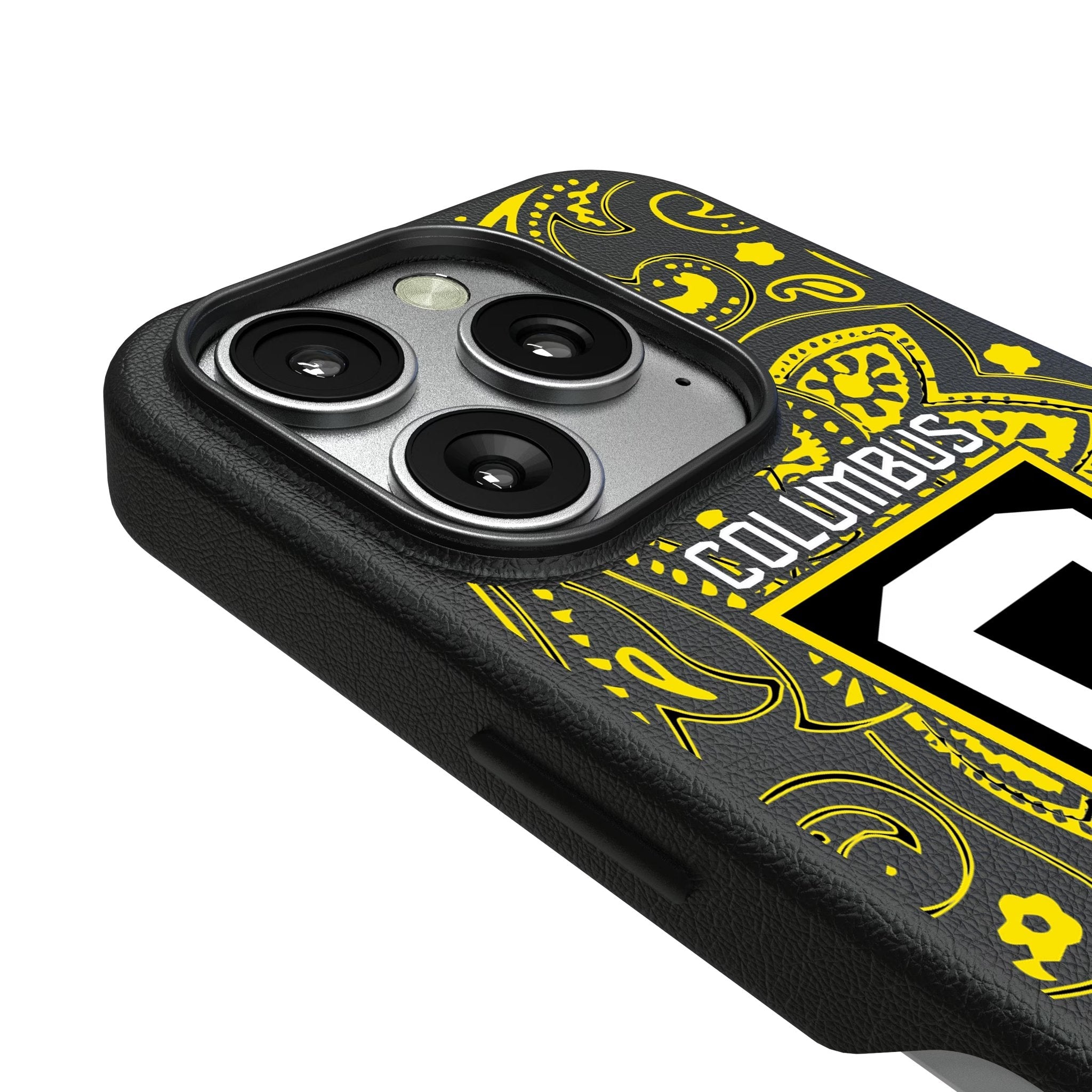 Columbus Crew Paisley MagSafe Compatible Phone Case for Apple iPhone 3