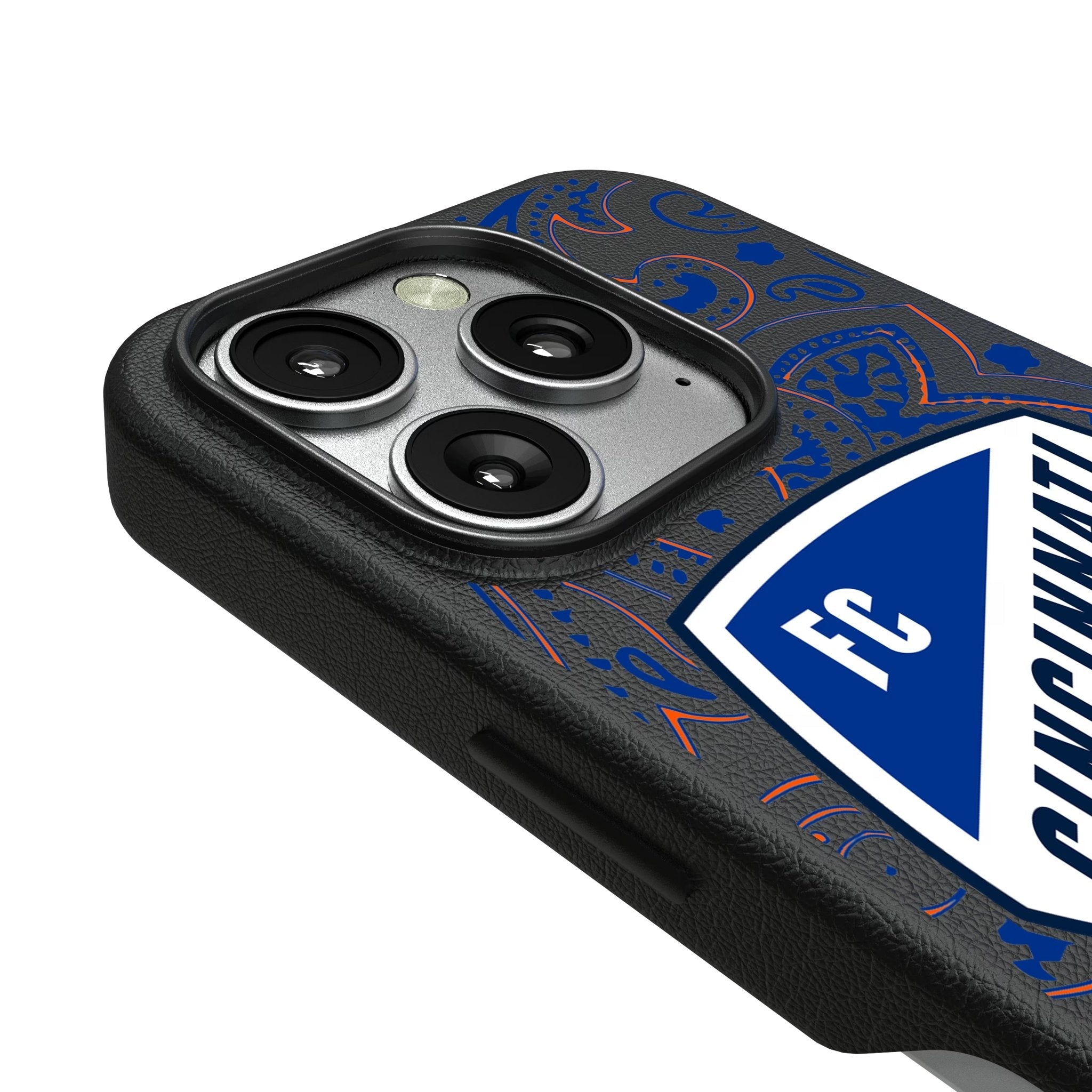 FC Cincinnati Paisley MagSafe Compatible Phone Case for Apple iPhone 3