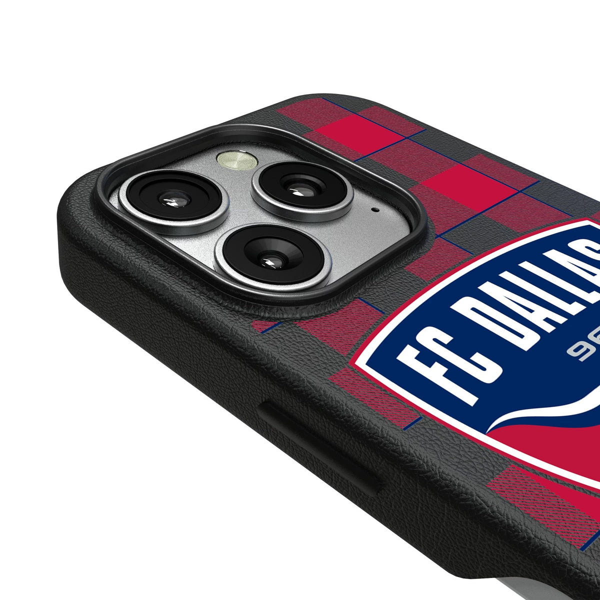 FC Dallas Plaid MagSafe Compatible Phone Case for Apple iPhone 3