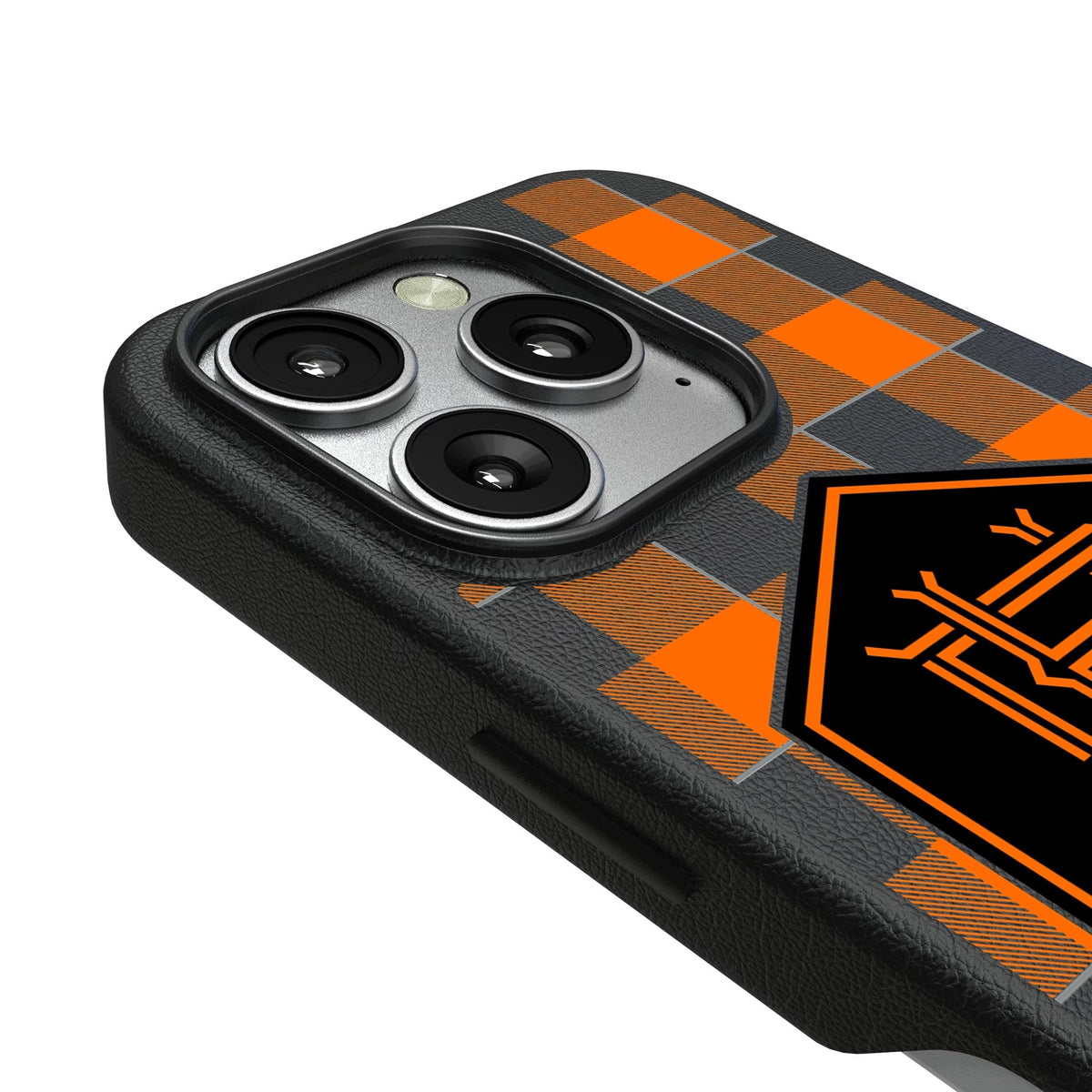 Houston Dynamo Plaid MagSafe Compatible Phone Case for Apple iPhone 3