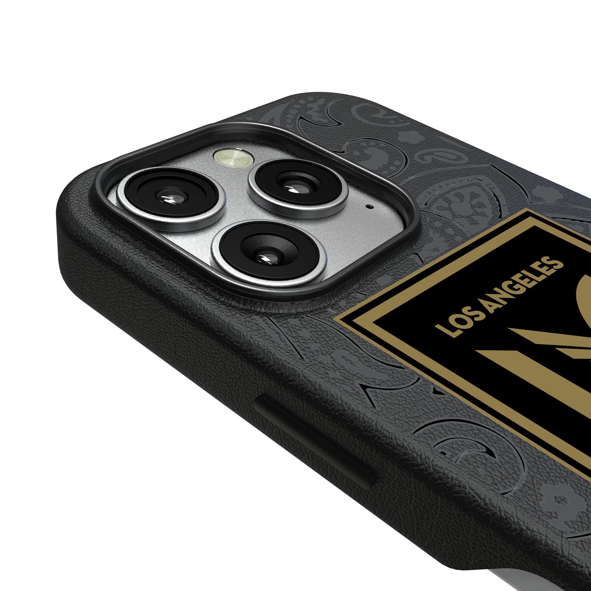 Los Angeles Football Club Paisley MagSafe Compatible Phone Case for Apple iPhone 3