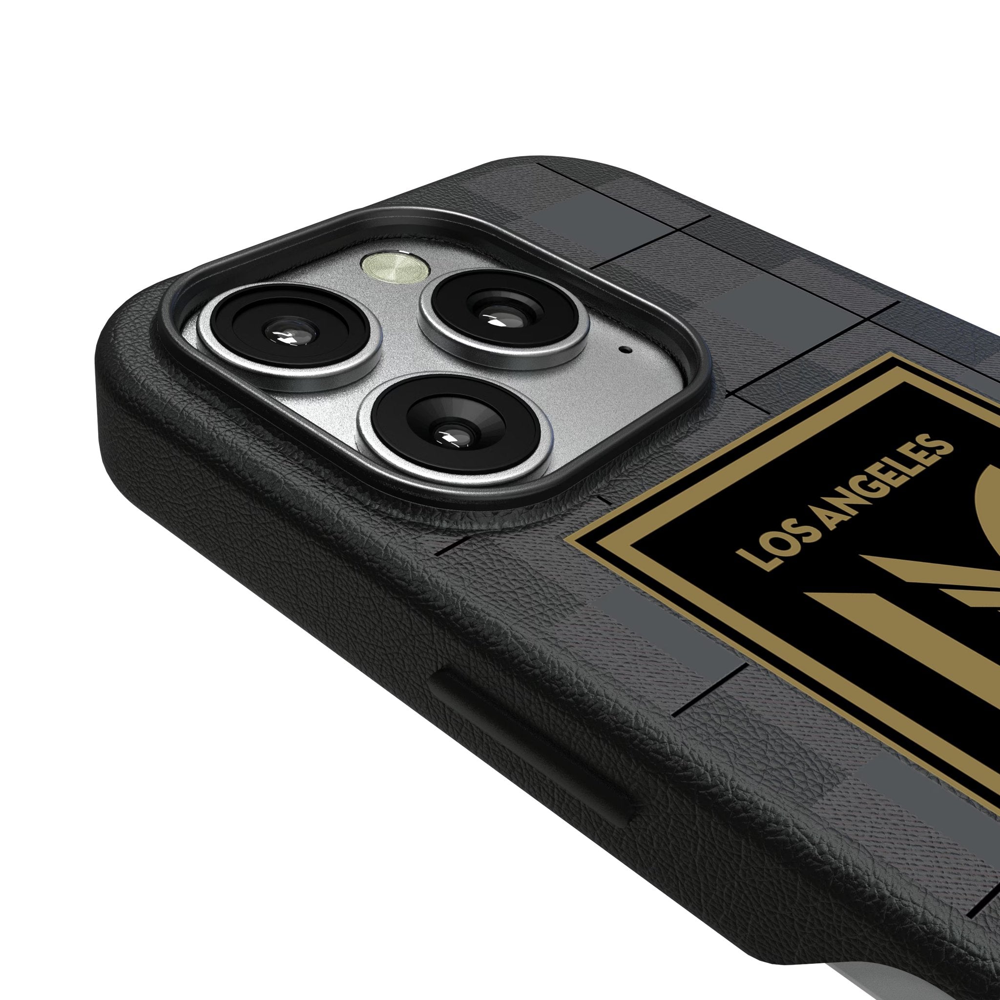 Los Angeles Football Club Plaid MagSafe Compatible Phone Case for Apple iPhone 3