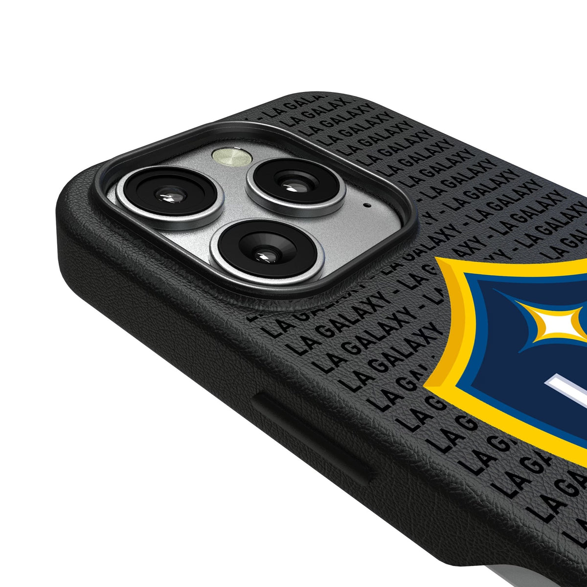 LA Galaxy Text Backdrop MagSafe Compatible Phone Case for Apple iPhone 3