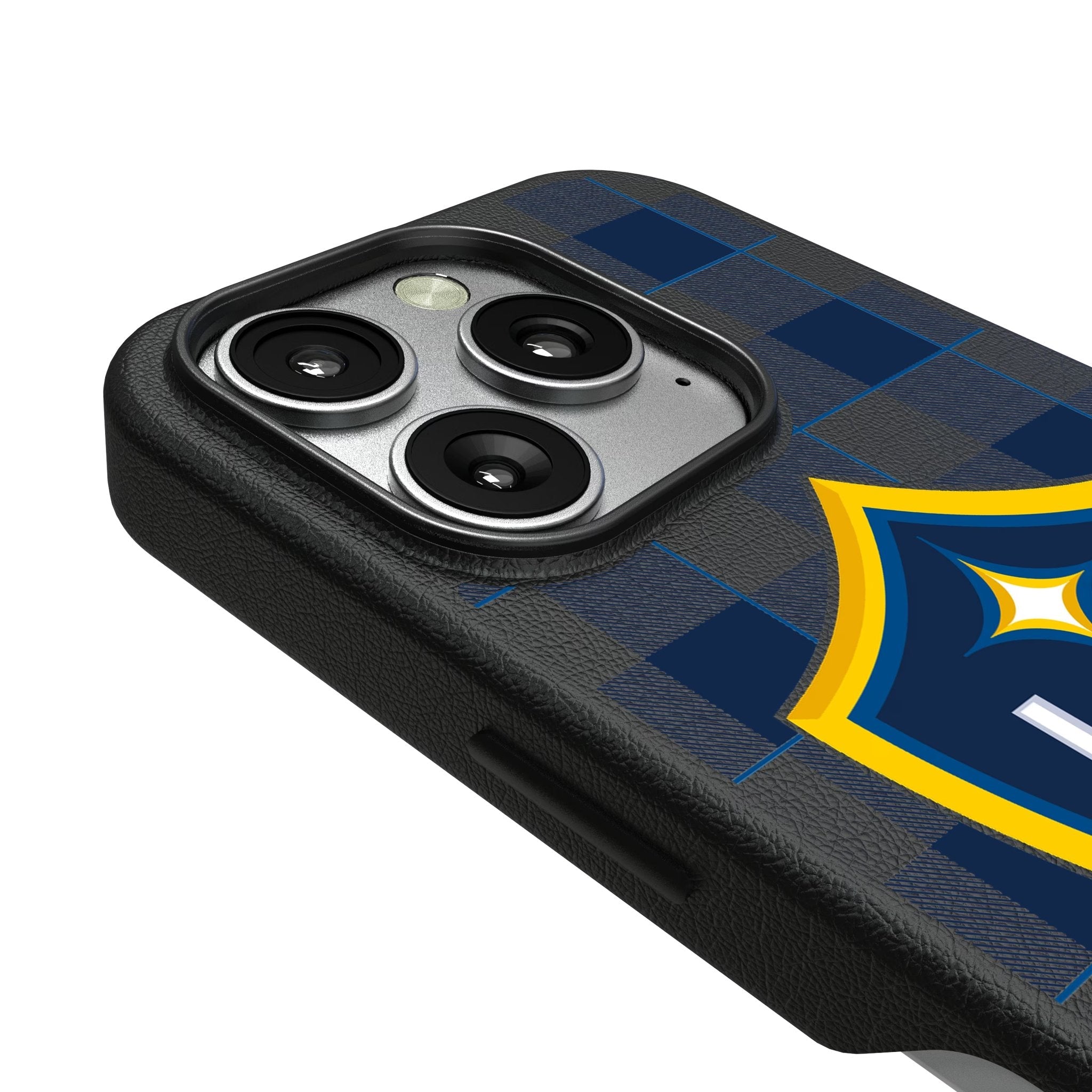 LA Galaxy Plaid MagSafe Compatible Phone Case for Apple iPhone 3