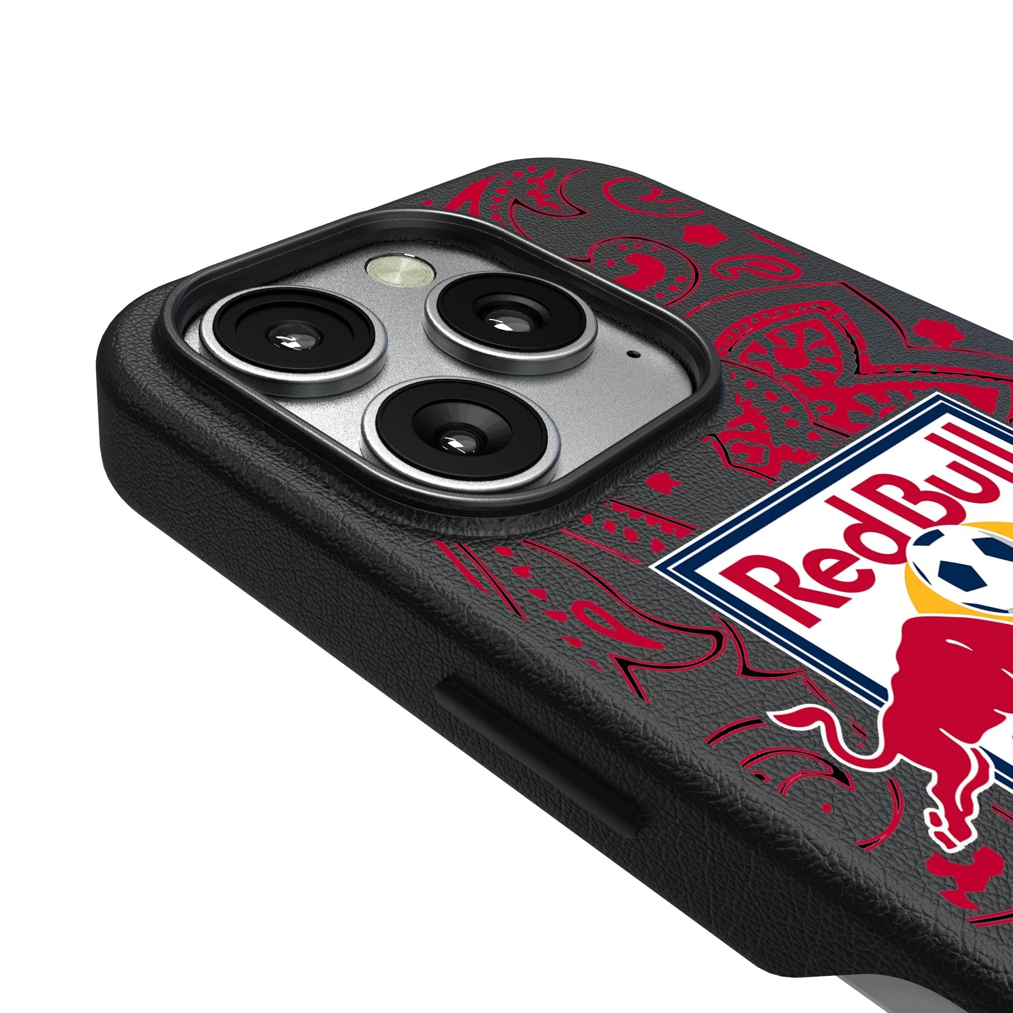 New York Red Bulls Paisley MagSafe Compatible Phone Case for Apple iPhone 3
