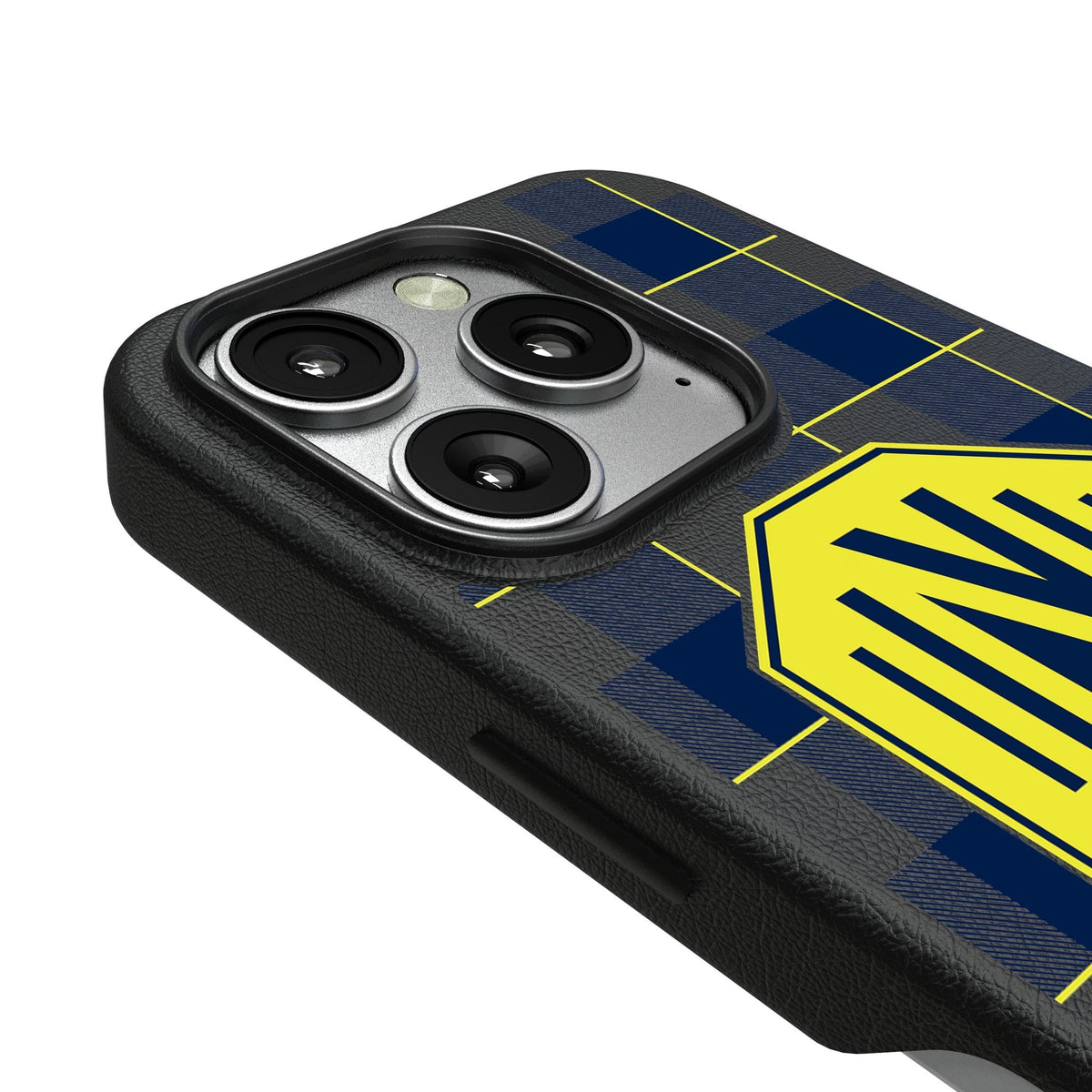 Nashville SC Plaid MagSafe Compatible Phone Case for Apple iPhone 3