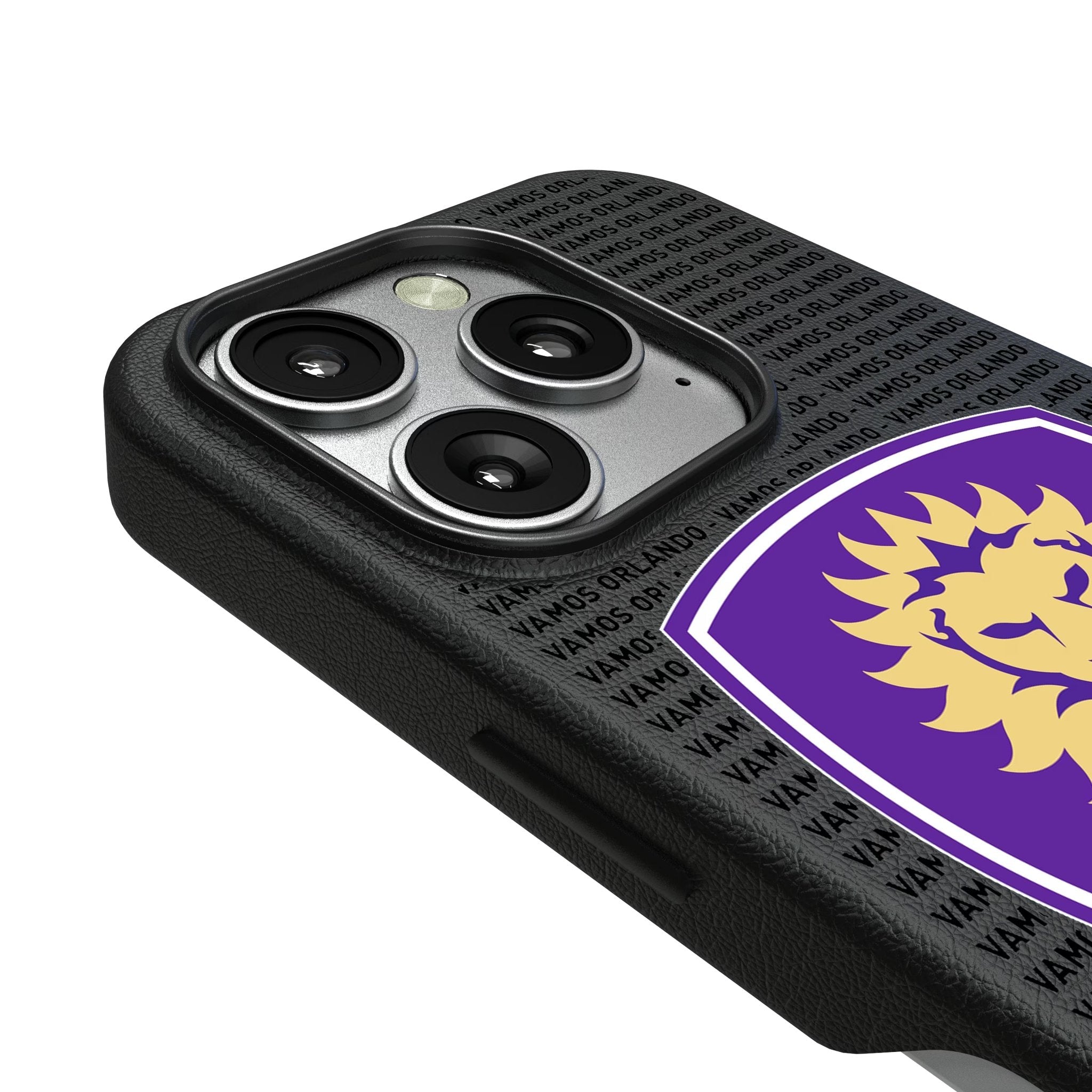 Orlando City Soccer Club Text Backdrop MagSafe Compatible Phone Case for Apple iPhone 3