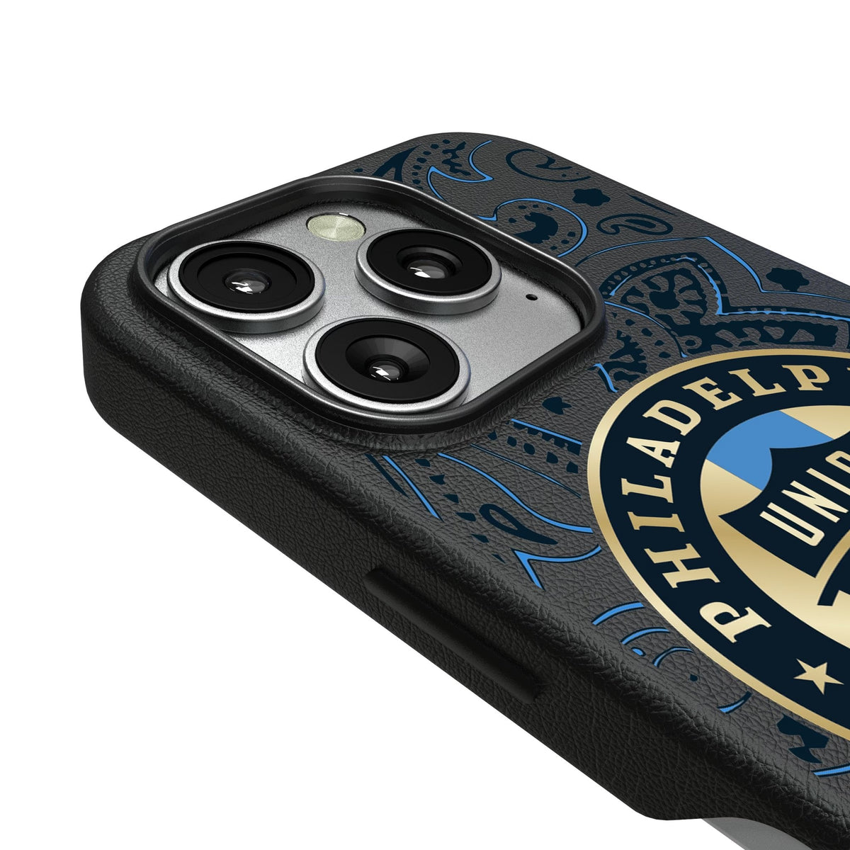 Philadelphia Union Paisley MagSafe Compatible Phone Case for Apple iPhone 3