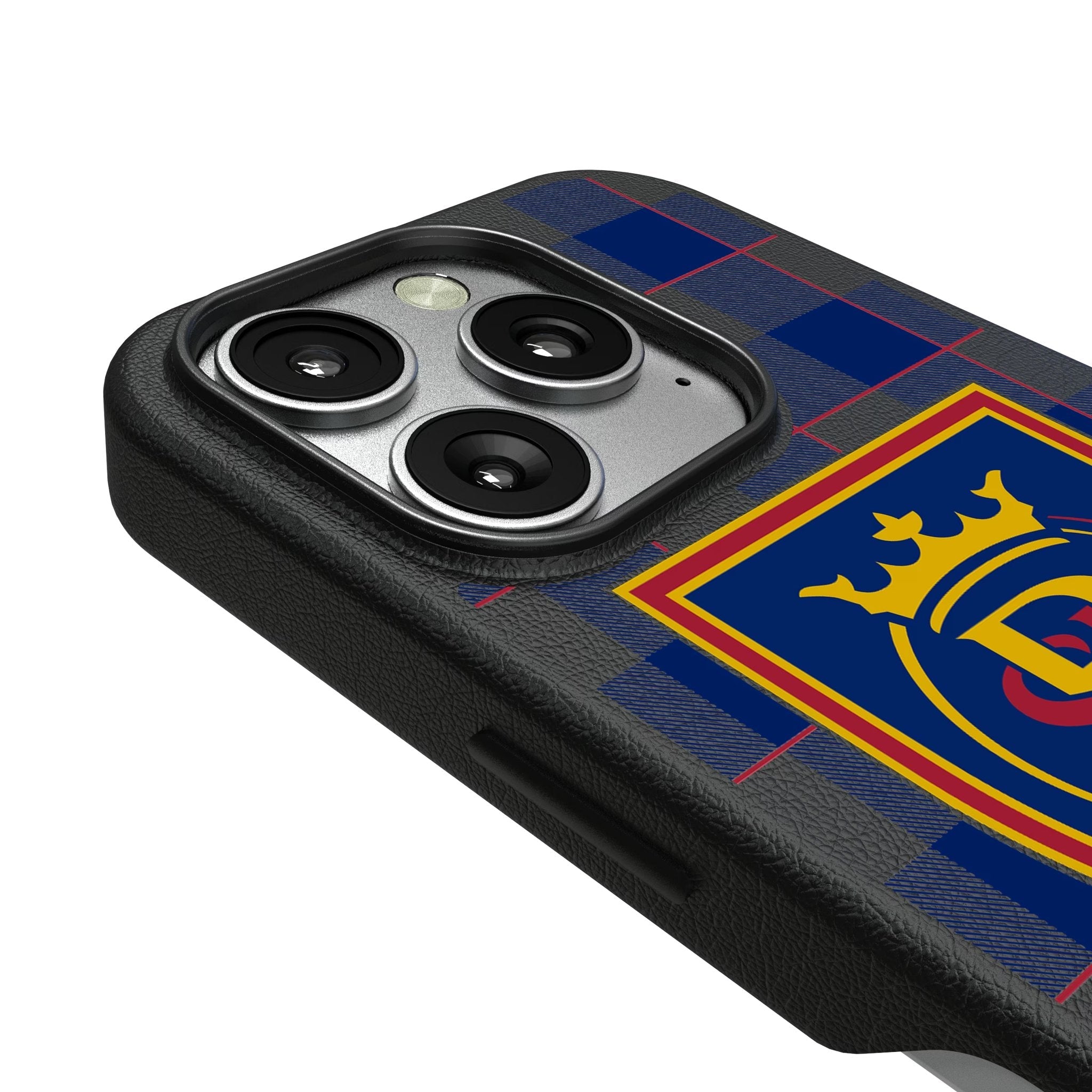 Real Salt Lake Plaid MagSafe Compatible Phone Case for Apple iPhone 3