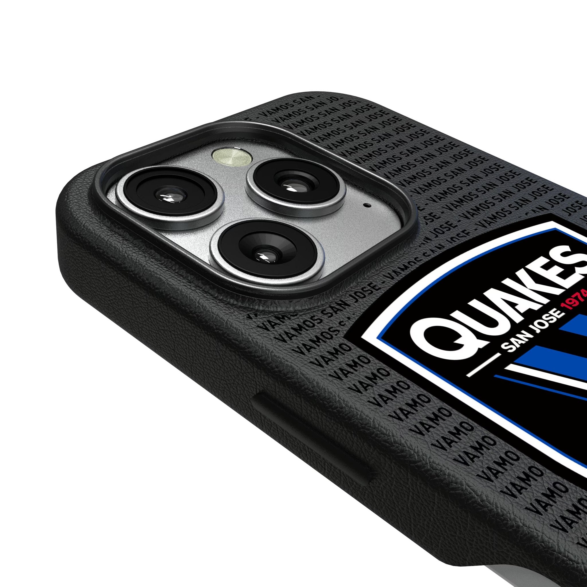 San Jose Earthquakes Text Backdrop MagSafe Compatible Phone Case for Apple iPhone 3
