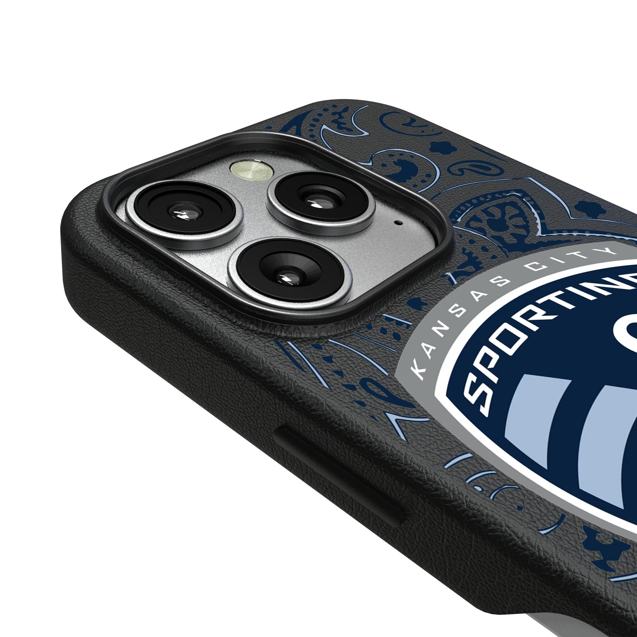 Sporting Kansas City Paisley MagSafe Compatible Phone Case for Apple iPhone 3