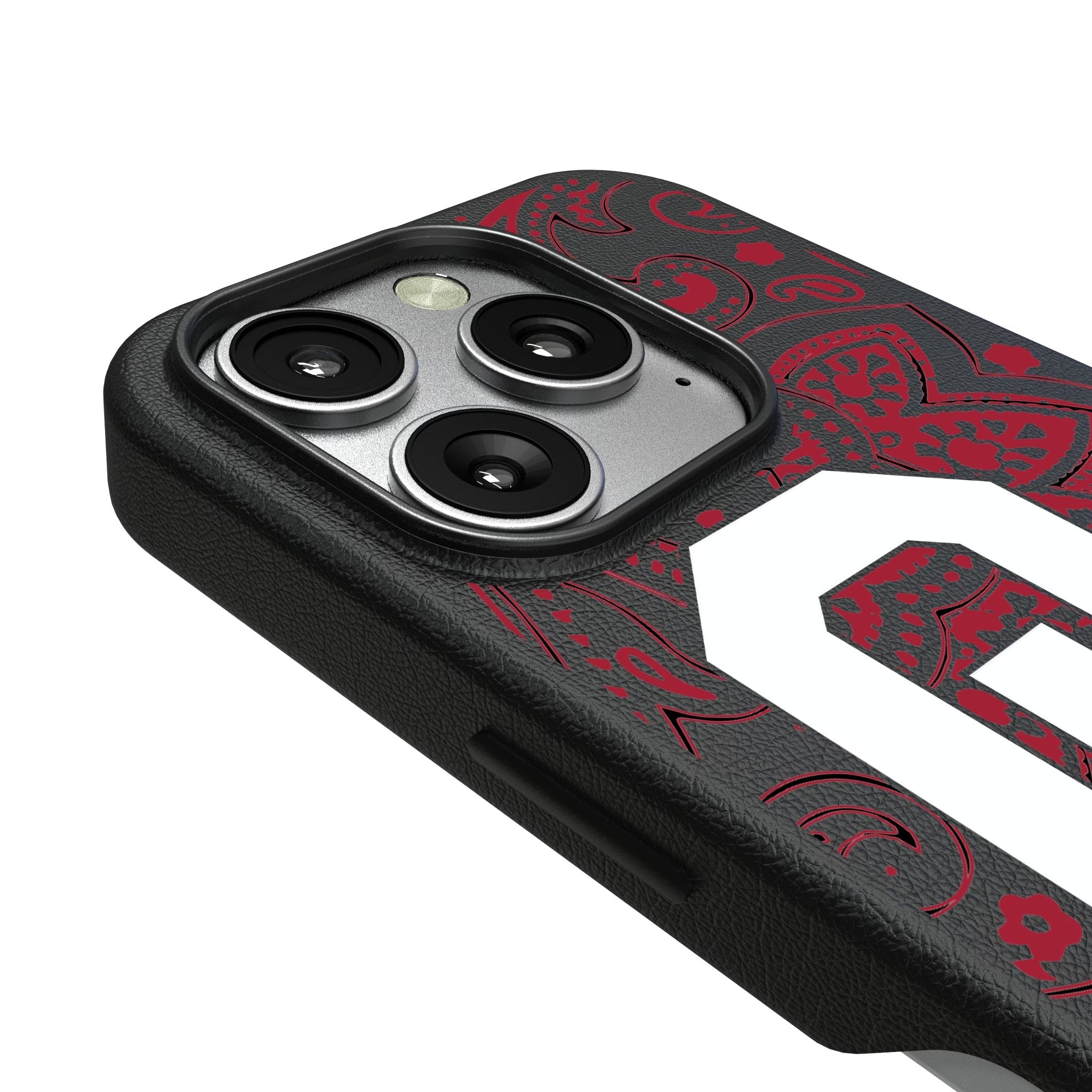 University of Oklahoma Sooners Paisley MagSafe Compatible Phone Case for Apple iPhone 3