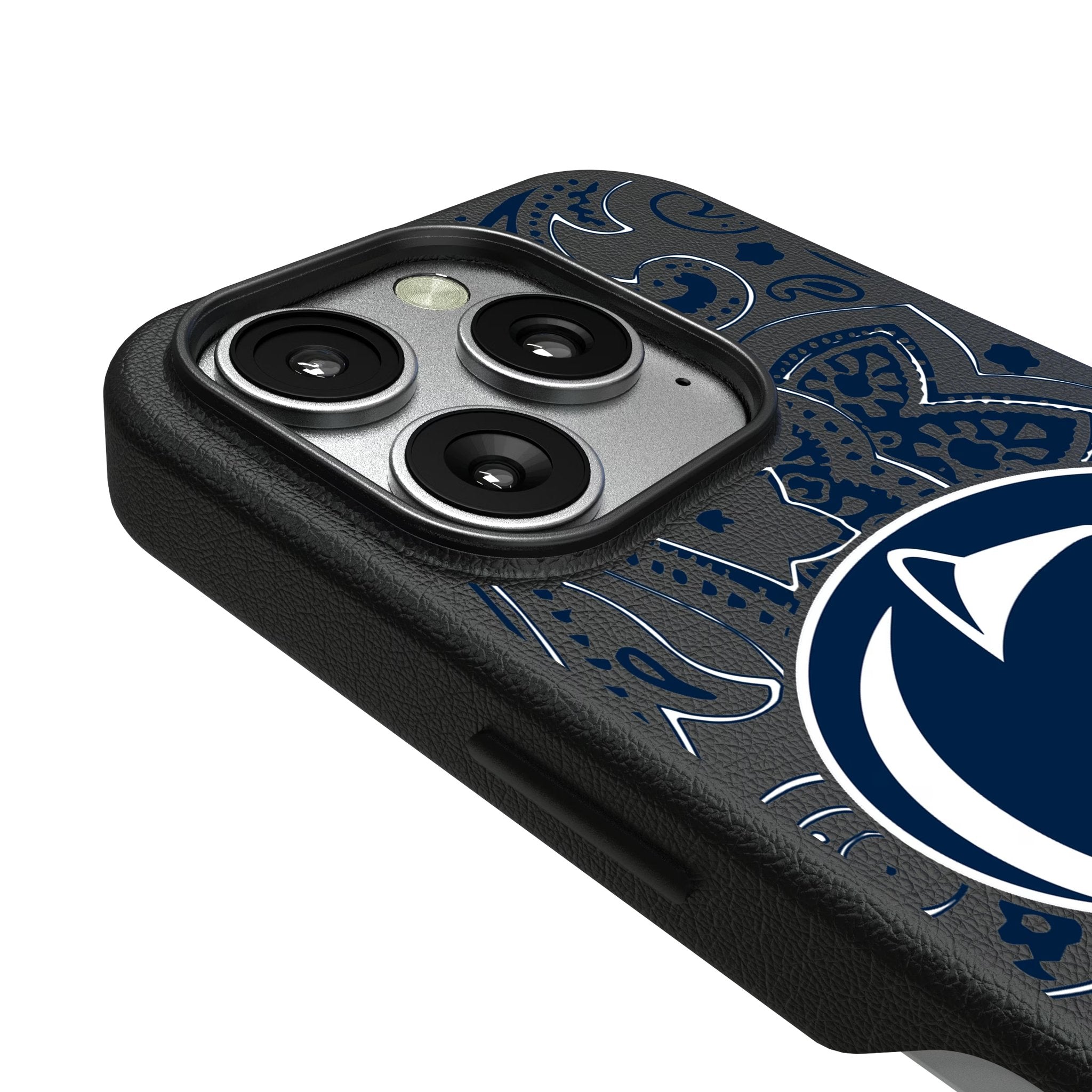 Pennsylvania State University Nittany Lions Paisley MagSafe Compatible Phone Case for Apple iPhone 3