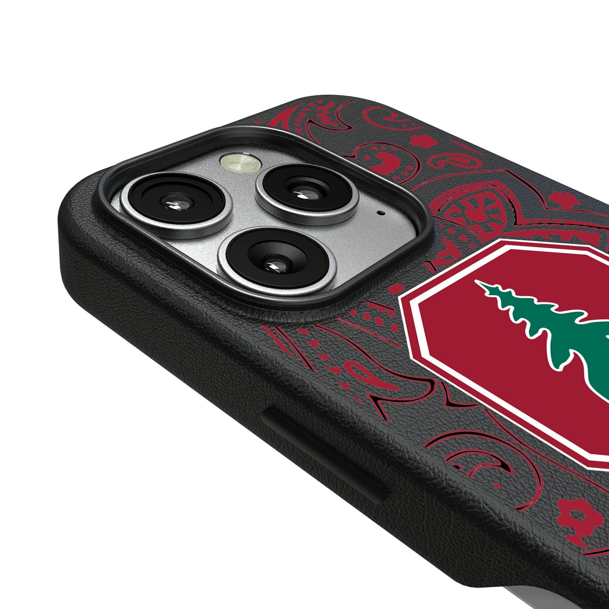 Stanford University Cardinal Paisley MagSafe Compatible Phone Case for Apple iPhone 3