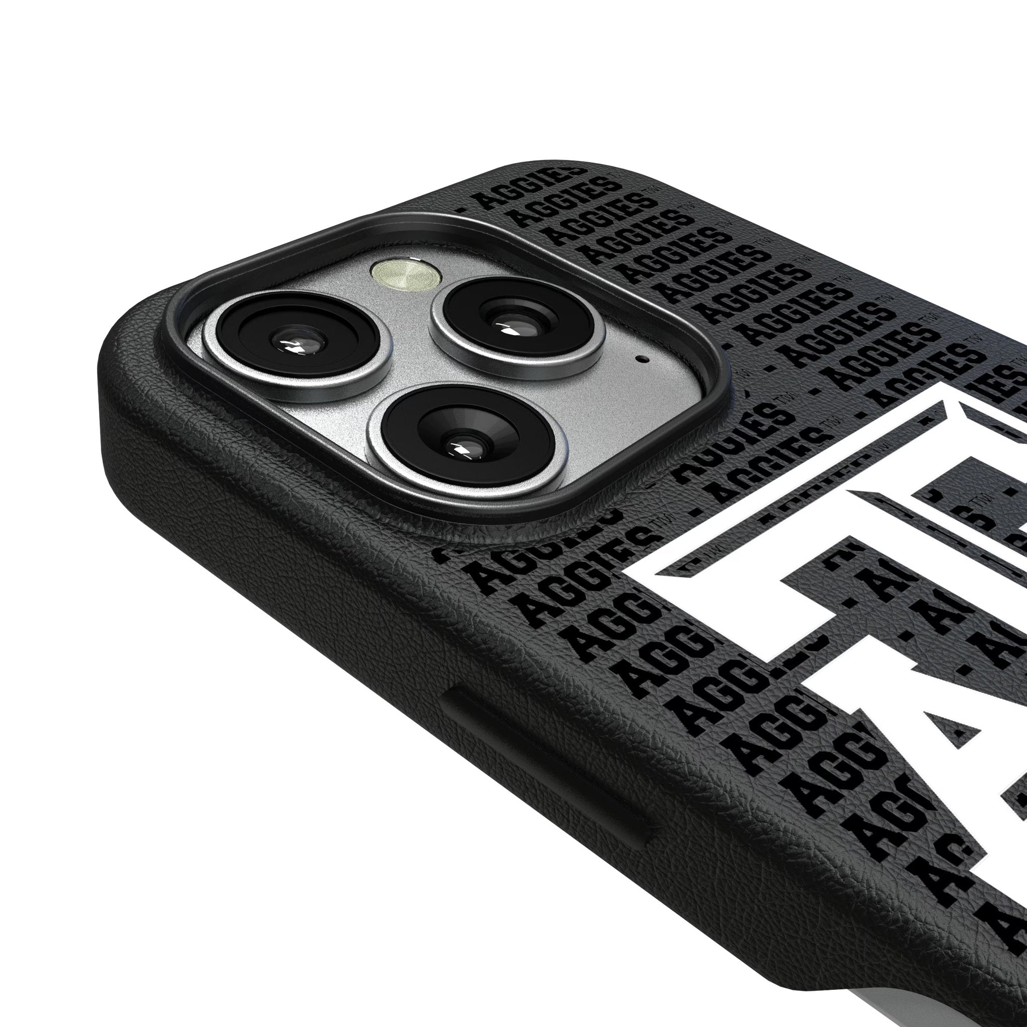 Texas A&M University Aggies Text Backdrop MagSafe Compatible Phone Case for Apple iPhone 3