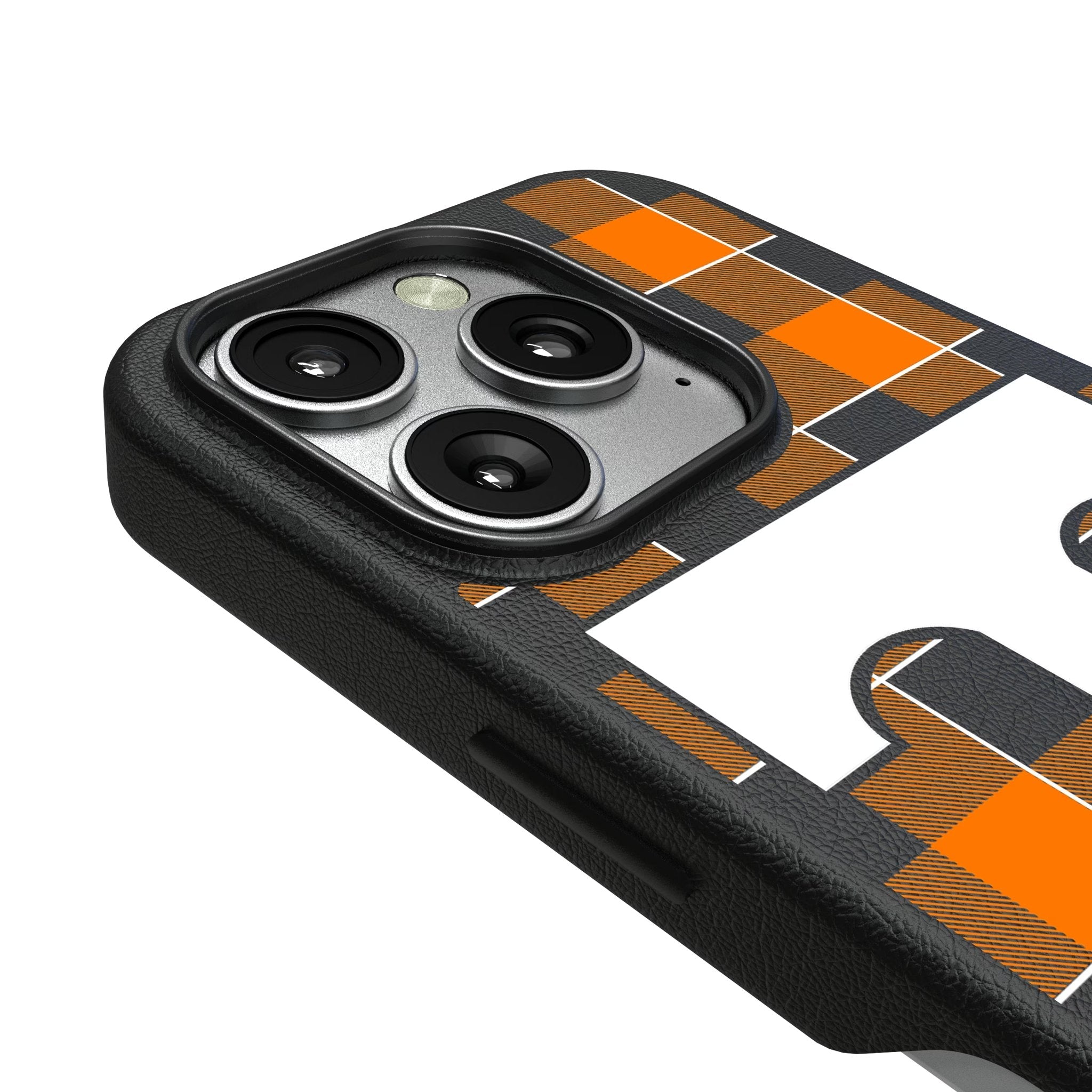 University of Tennessee Volunteers Plaid MagSafe Compatible Phone Case for Apple iPhone 3