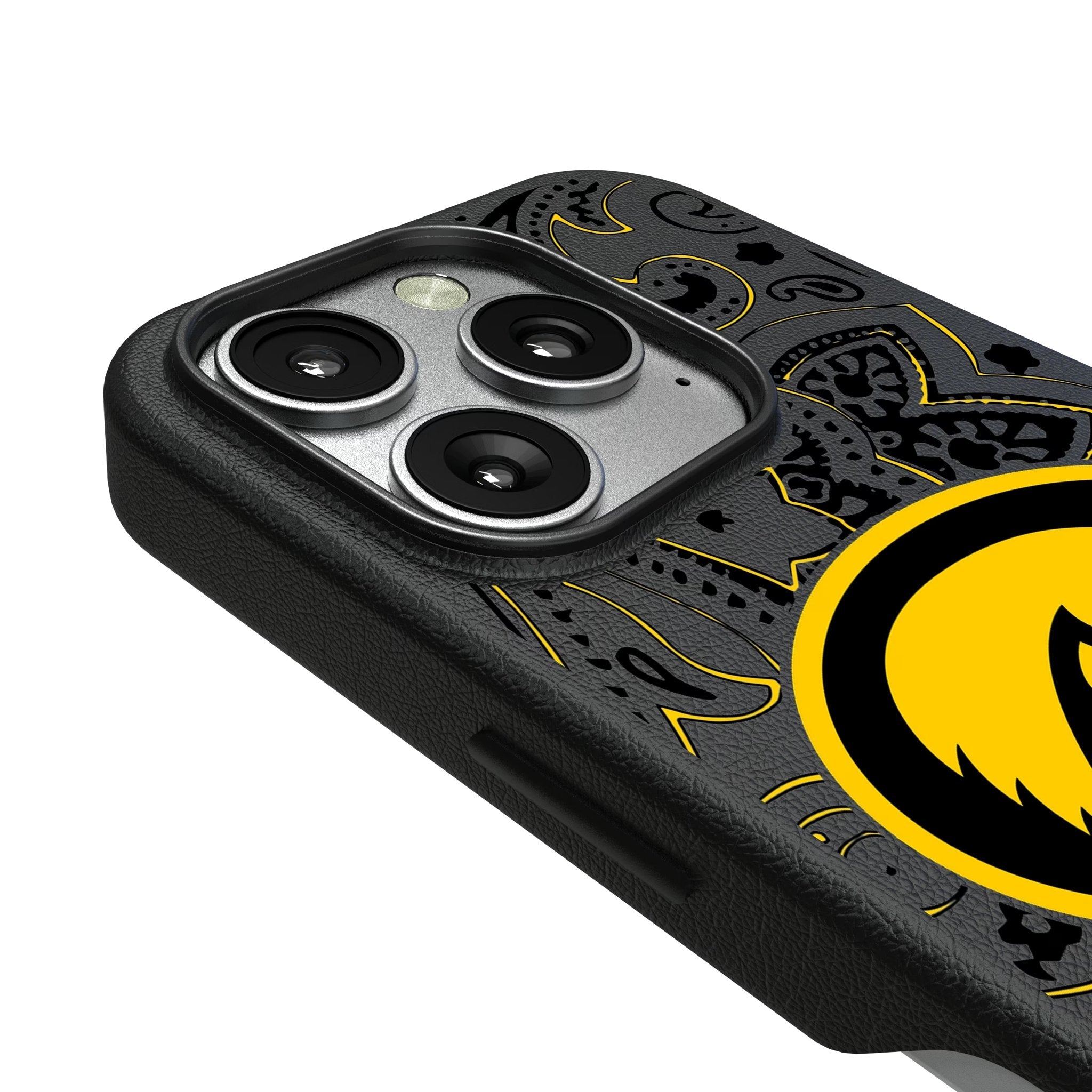 University of Iowa Hawkeyes Paisley MagSafe Compatible Phone Case for Apple iPhone 3