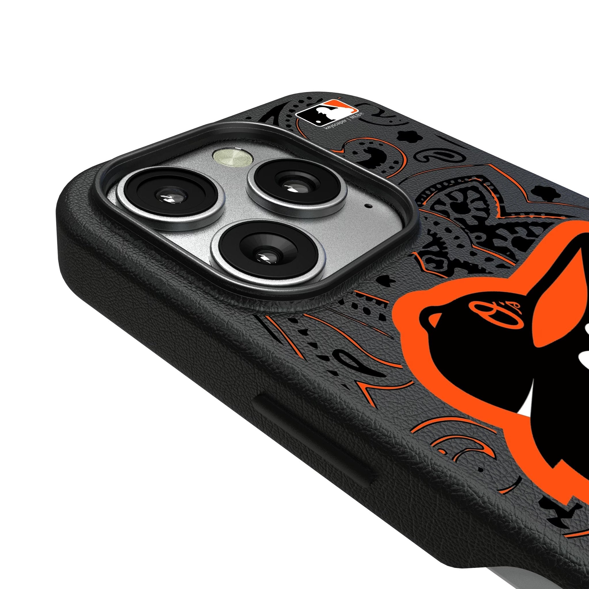 Baltimore Orioles Paisley MagSafe Compatible Phone Case for Apple iPhone 3