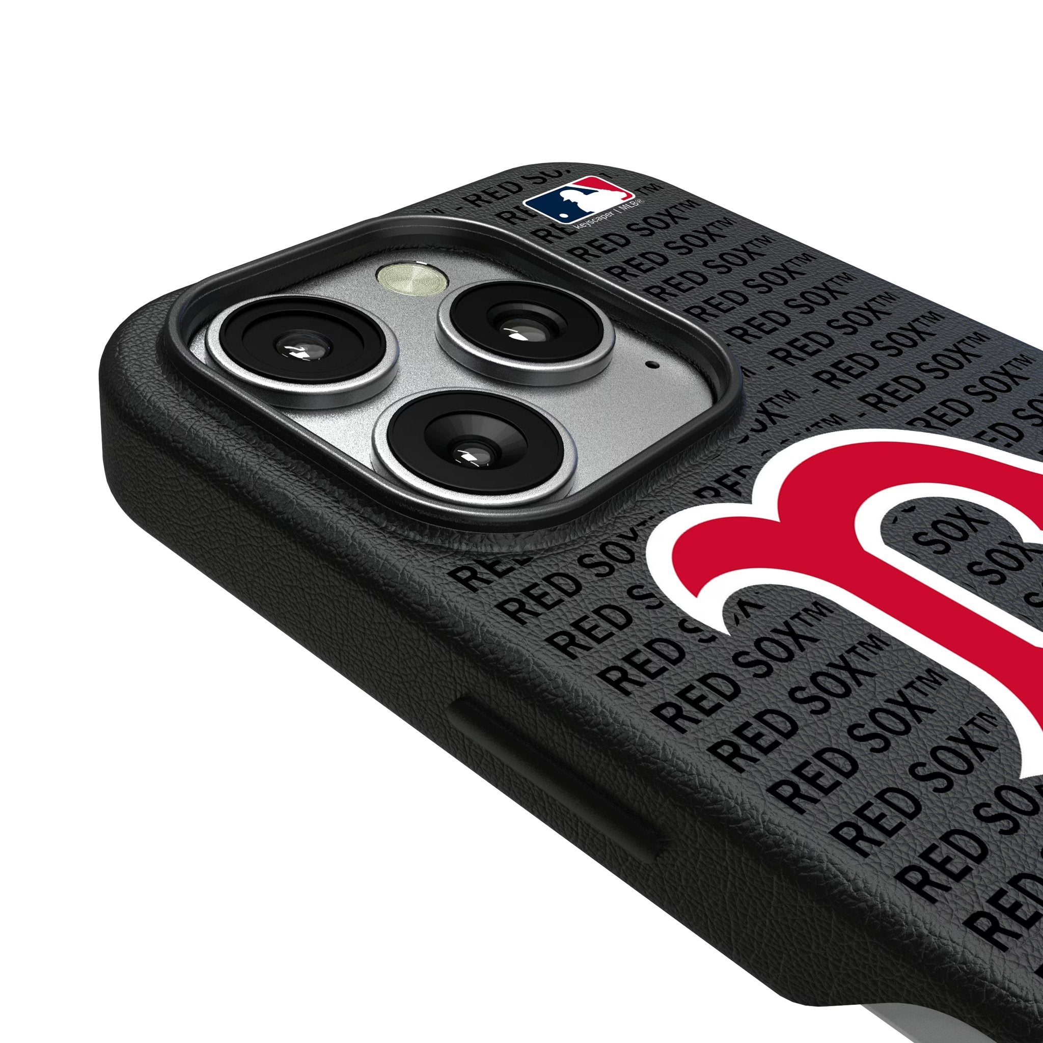 Boston Red Sox Text Backdrop MagSafe Compatible Phone Case for Apple iPhone 3